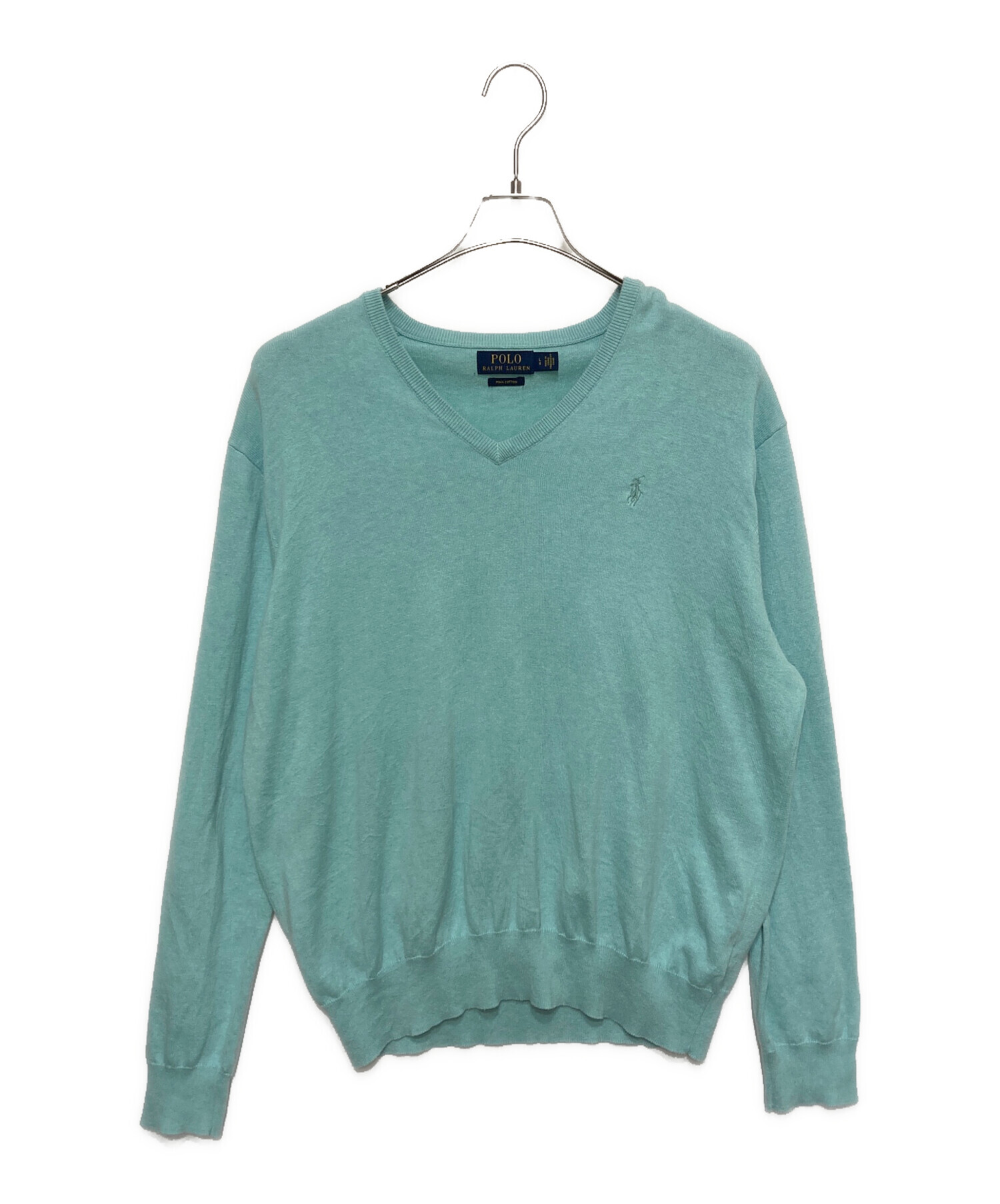 中古・古着通販】POLO RALPH LAUREN (ポロ・ラルフローレン) コットンV 
