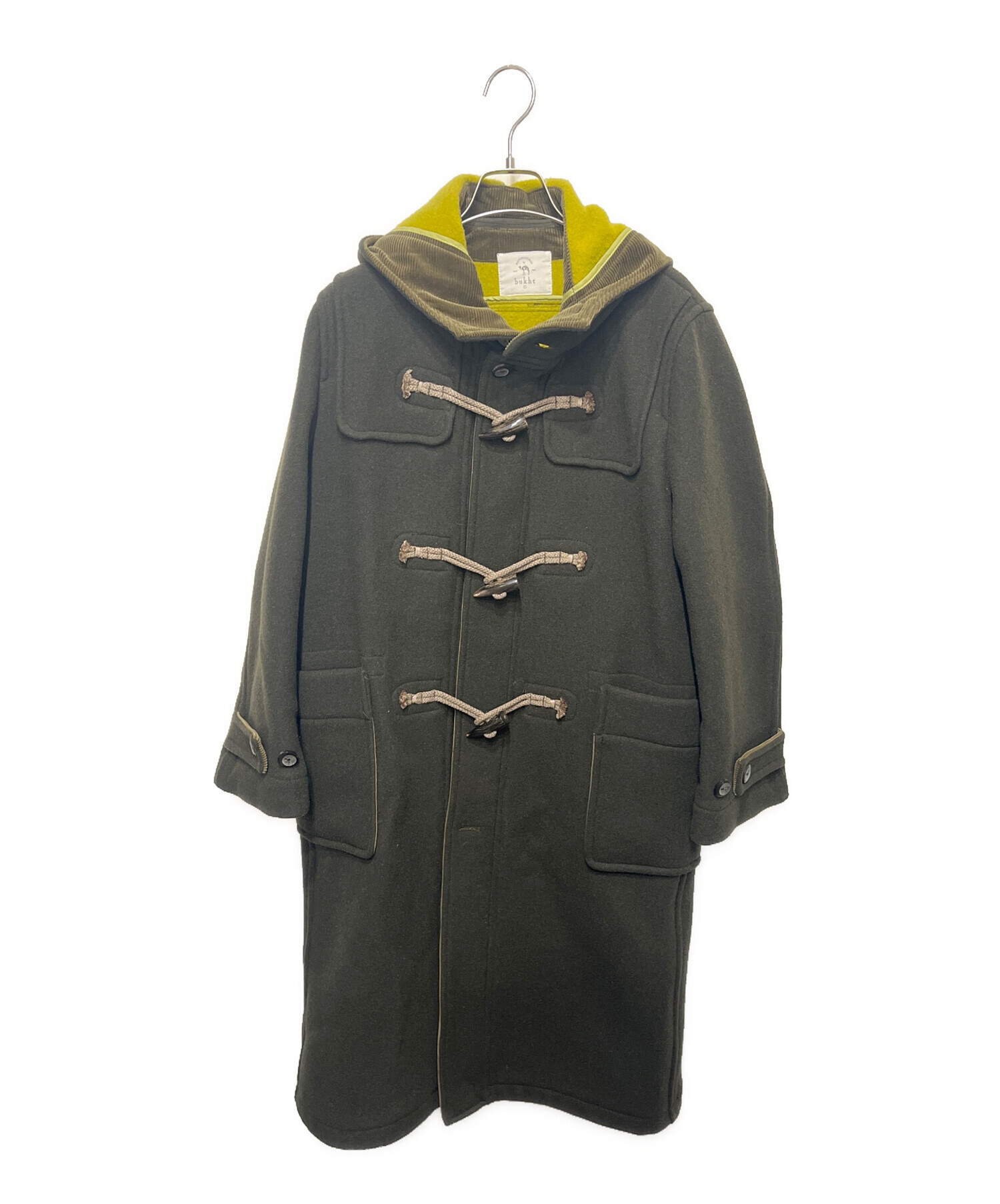 中古・古着通販】bukht (ブフト) ダッフルコート オリーブ サイズ:S 