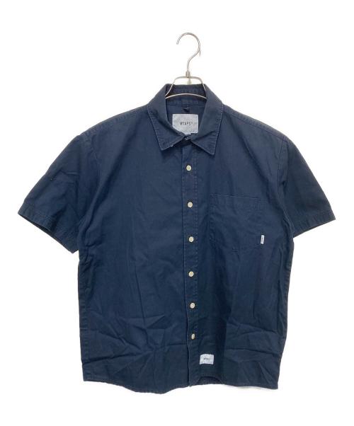 中古・古着通販】WTAPS (ダブルタップス) 半袖シャツ ネイビー サイズ 