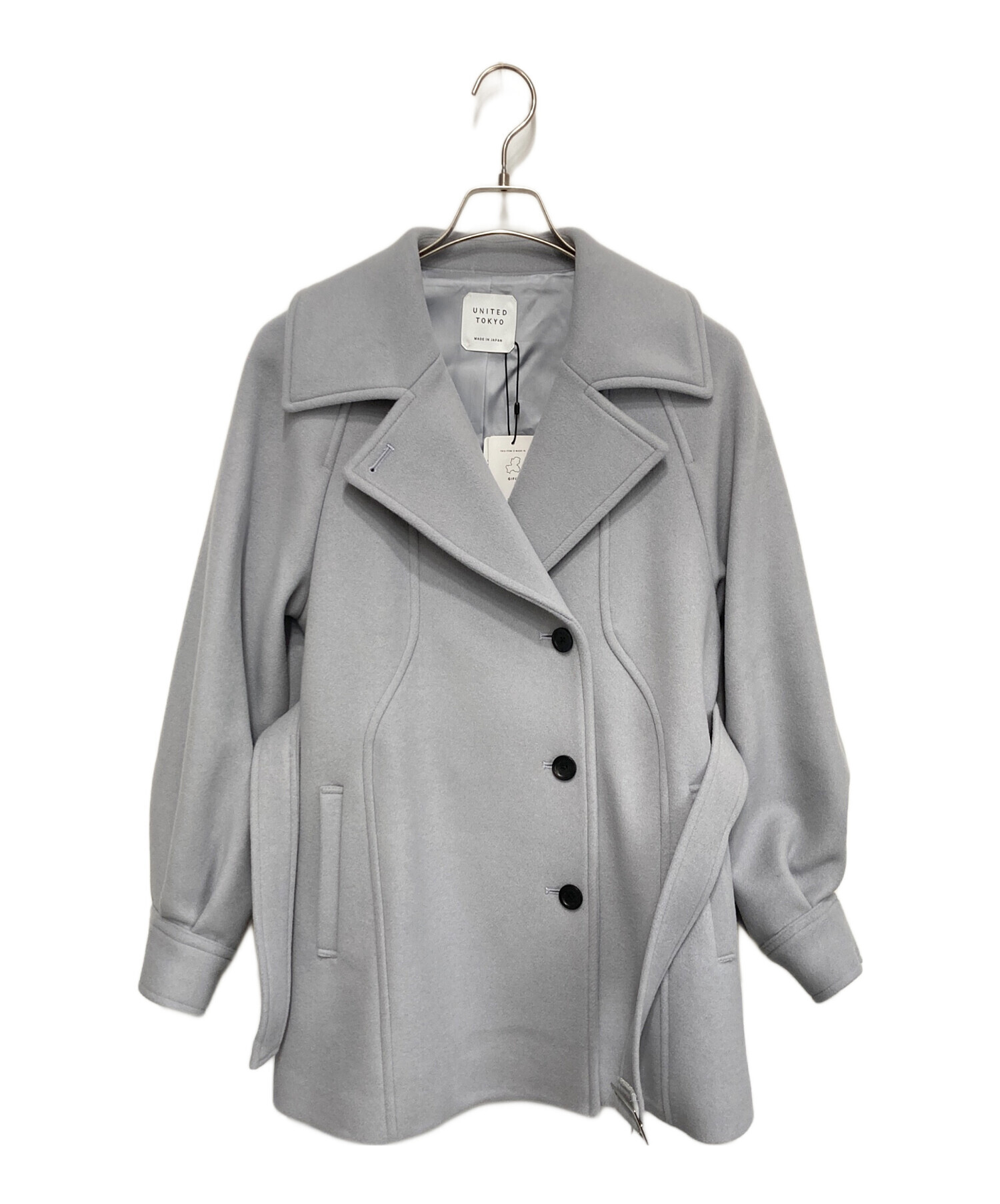 UNITED TOKYO ウェーブデザイン　ショートコート UNITED TOKYO（ユナイテッドトウキョウ）の「ウェーブデザインショート