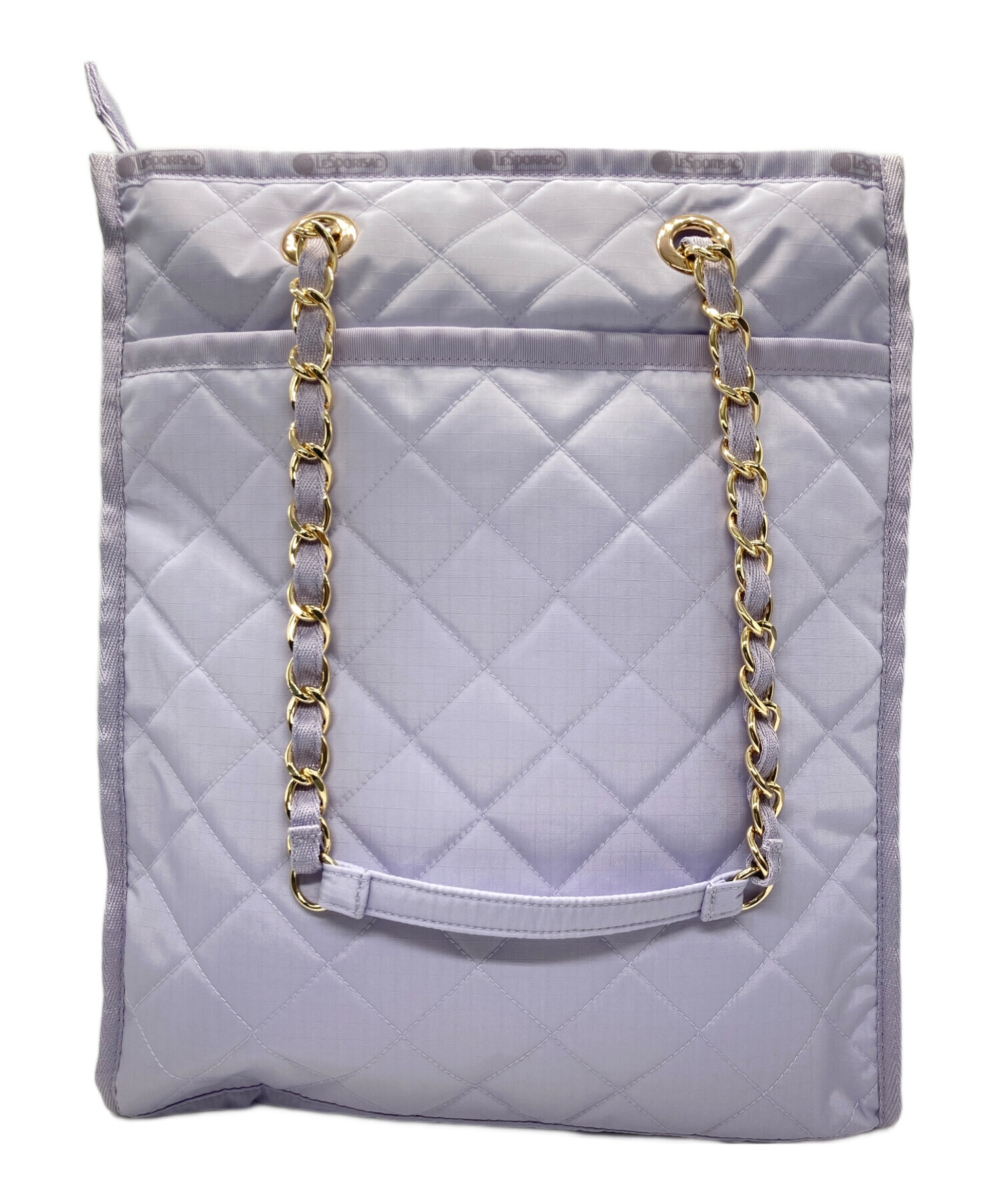 LeSportsac レスポートサック　CHAIN N/S TOTE パープル 中古・古着通販】LeSportsac (レスポートサック) CHAIN N/S TOTE