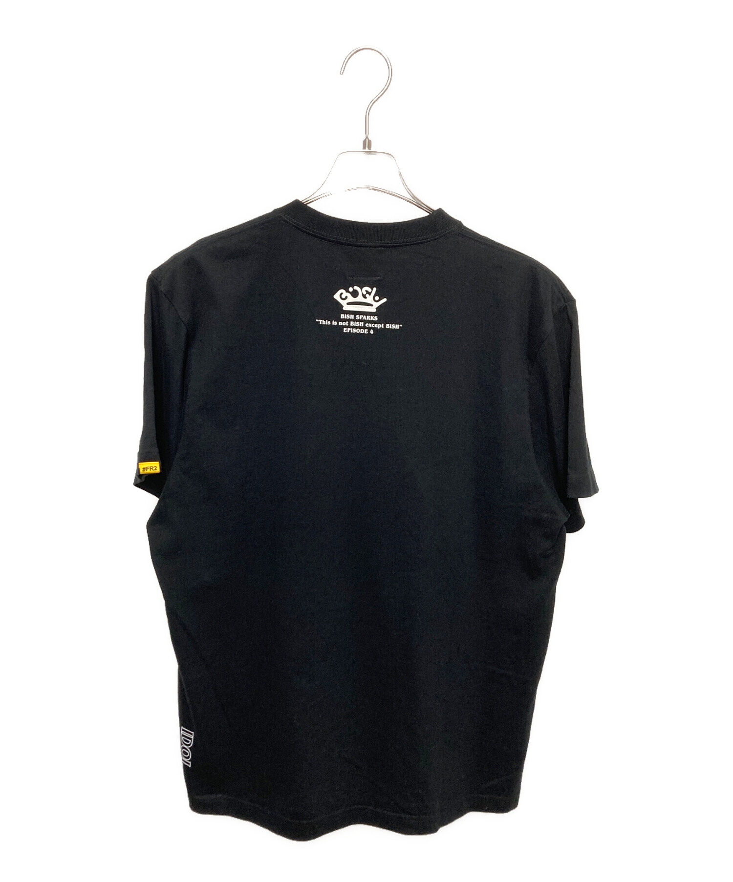 FR2 USED加工 両面プリントTシャツ 墨黒 M FR2 USED加工 両面プリントTシャツ 墨黒 M 【公式通販】