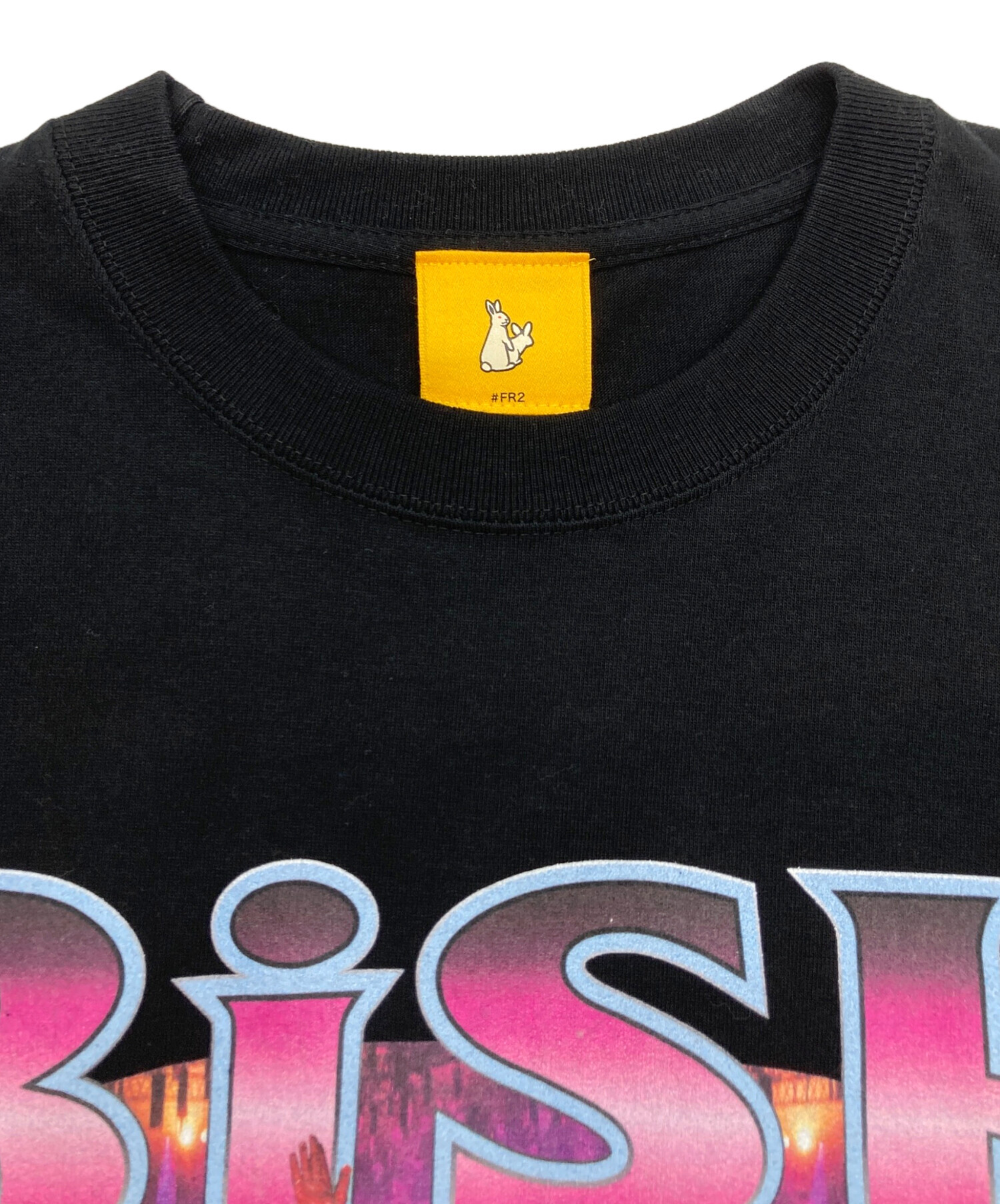FR2 USED加工 両面プリントTシャツ 墨黒 M FR2 USED加工 両面プリントTシャツ 墨黒 M 【公式通販】