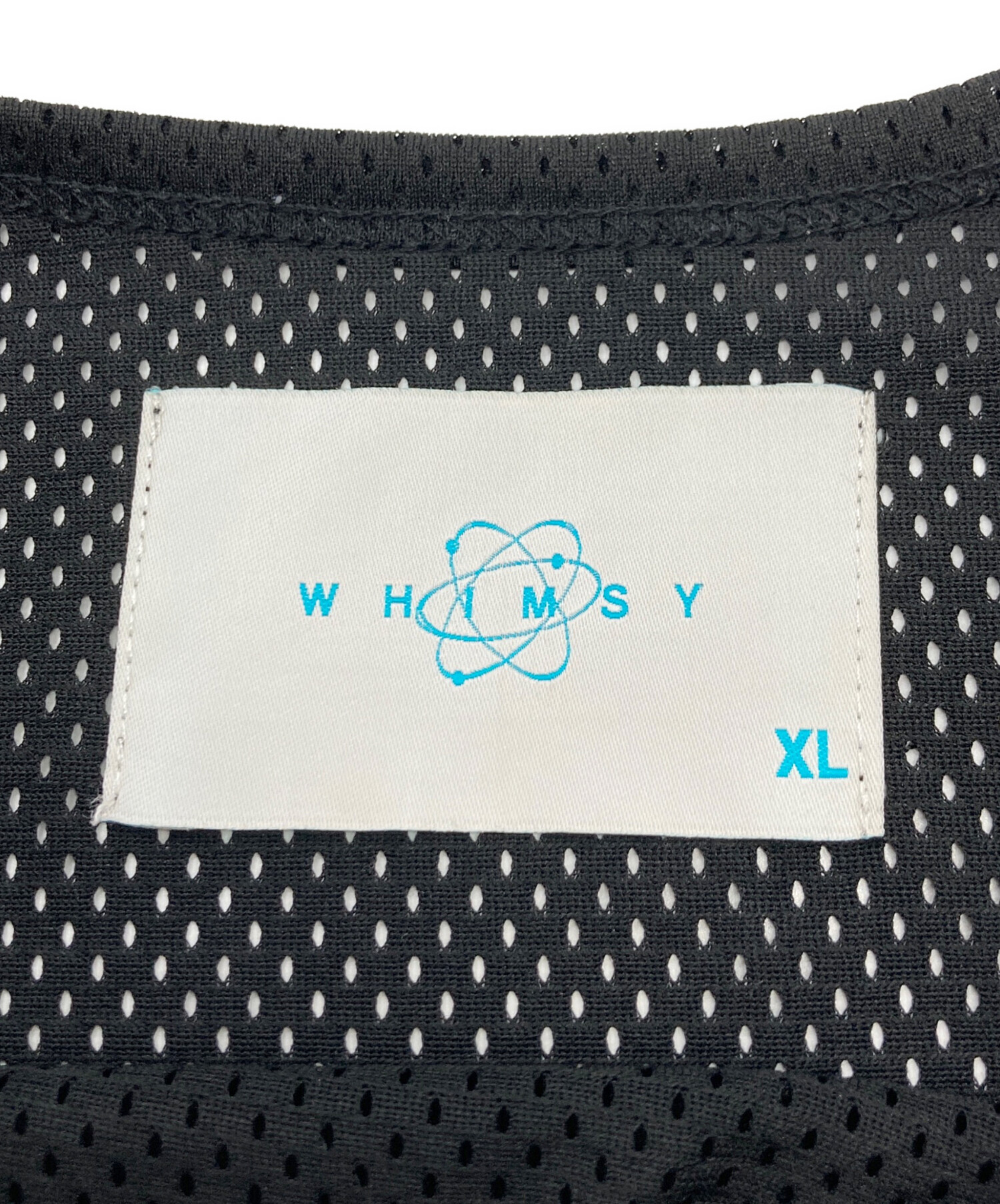 中古・古着通販】WHIMSY (ウィムジー) メッシュTシャツ ブラック