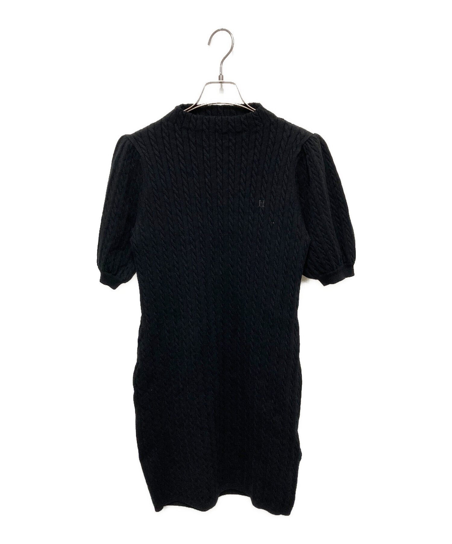 中古・古着通販】HER LIP TO (ハーリップトゥ) Puff Sleeve Cable Knit 
