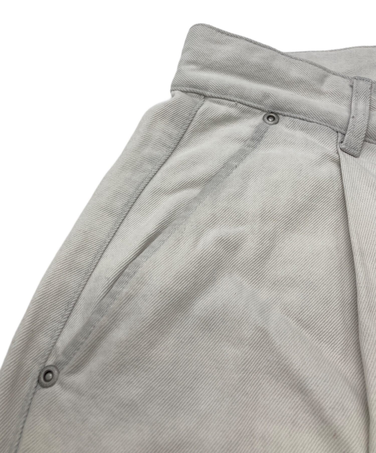 中古・古着通販】Hella (ヘラ) PATCHWORK DENIM ホワイト サイズ:S