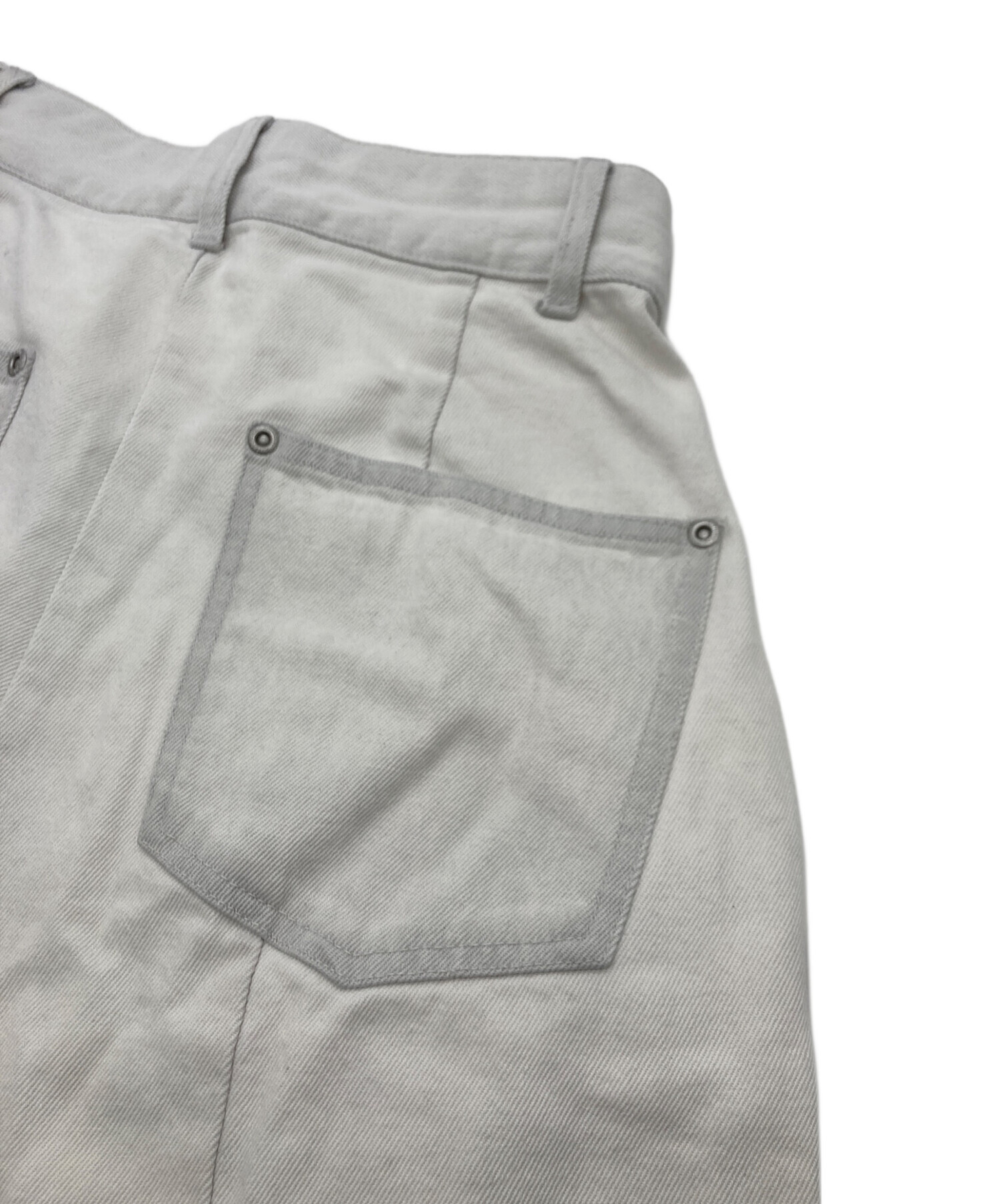 中古・古着通販】Hella (ヘラ) PATCHWORK DENIM ホワイト サイズ:S