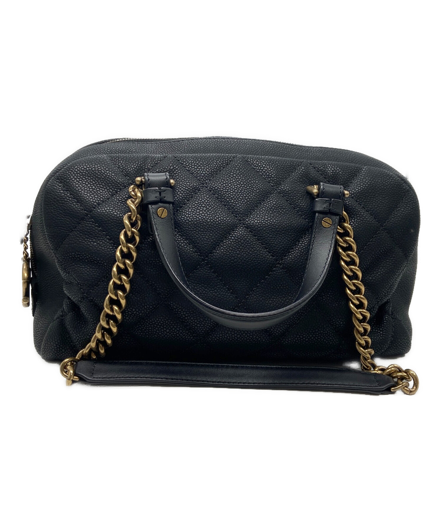 中古・古着通販】CHANEL (シャネル) キャビアスキンマトラッセ 