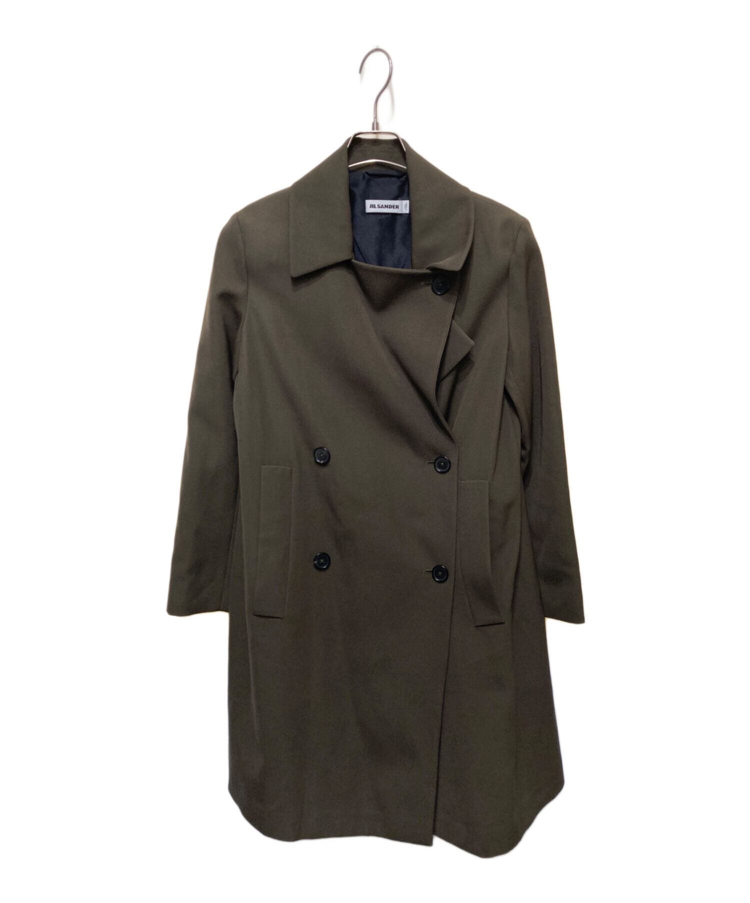 JIL SANDER ジル サンダー チェスター コート ヘリンボーン 38 JIL SANDER ジル サンダー チェスター コート ヘリンボーン 38