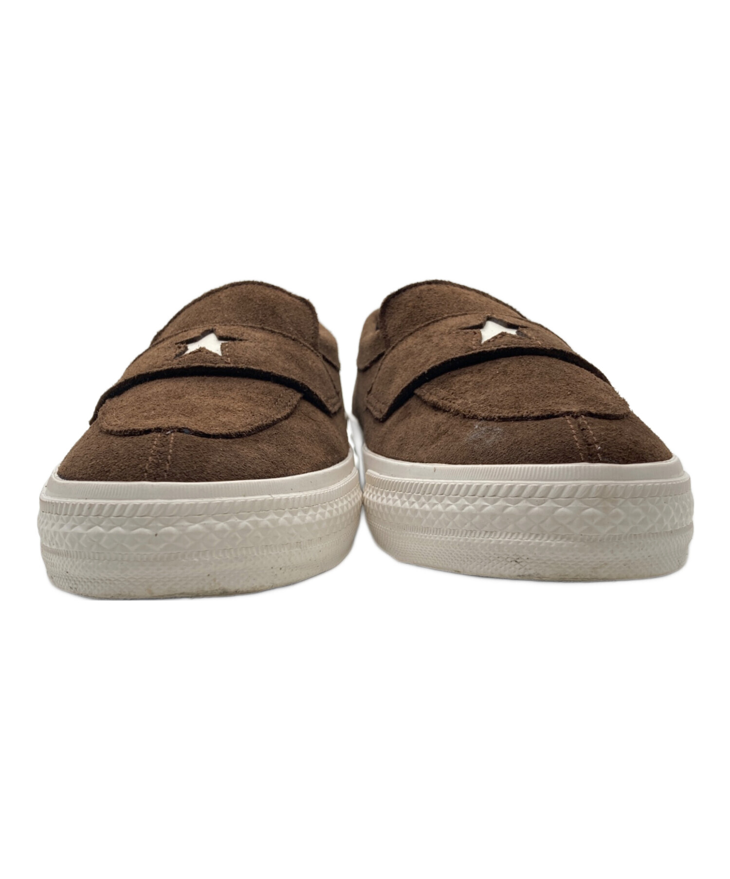 ⚫︎コンバース アディクト ワンスター ローファー ブラウン SUEDE 茶