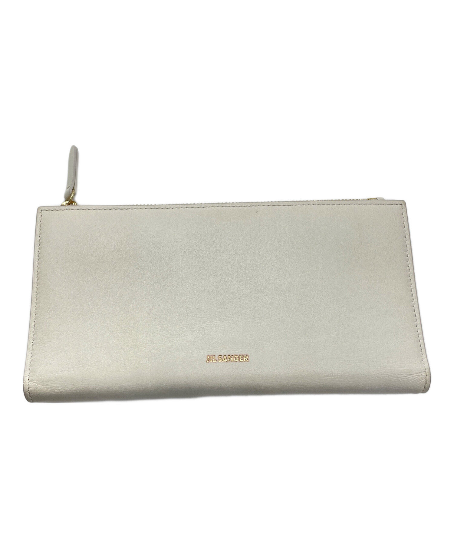 中古・古着通販】JIL SANDER (ジルサンダー) 長財布 ホワイト サイズ