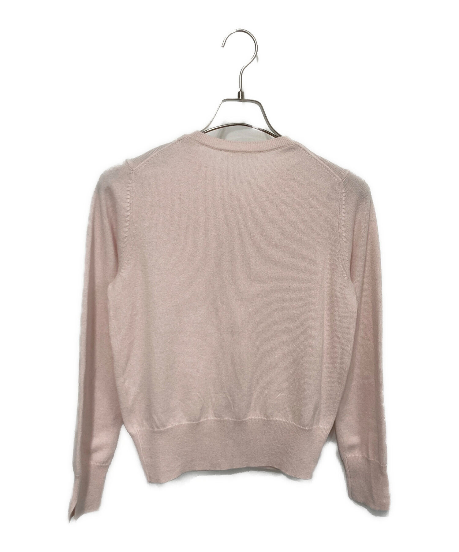 ギャルリーヴィー スコットランドカシミヤ クルーネックカーディガン ピンク ギャルリー・ヴィー GALERIE VIE スコットランドカシミヤ クルー