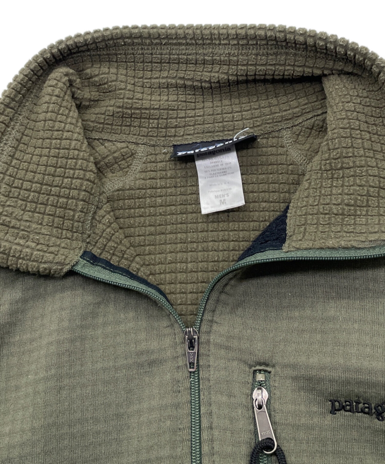 patagonia パタゴニア パフボールセーター カーキ MARS 古着 S patagonia パタゴニア パフボールセーター カーキ MARS 古着 S