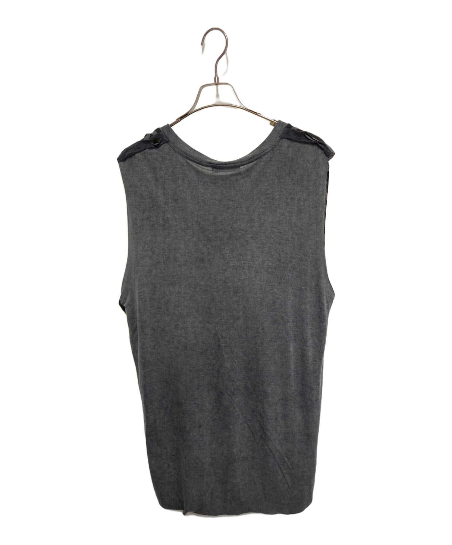 中古・古着通販】DIESEL (ディーゼル) ノースリーブカットソー 中古・古着通販】DIESEL (ディーゼル) ノースリーブカットソー
