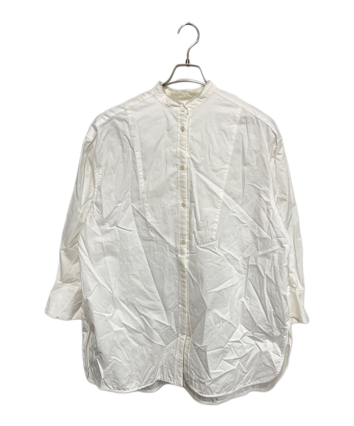 美品　soyy. carolyn shirt ホワイト 中古・古着通販】soyy (ソイ) carolyn shirt / 長袖シャツ ホワイト