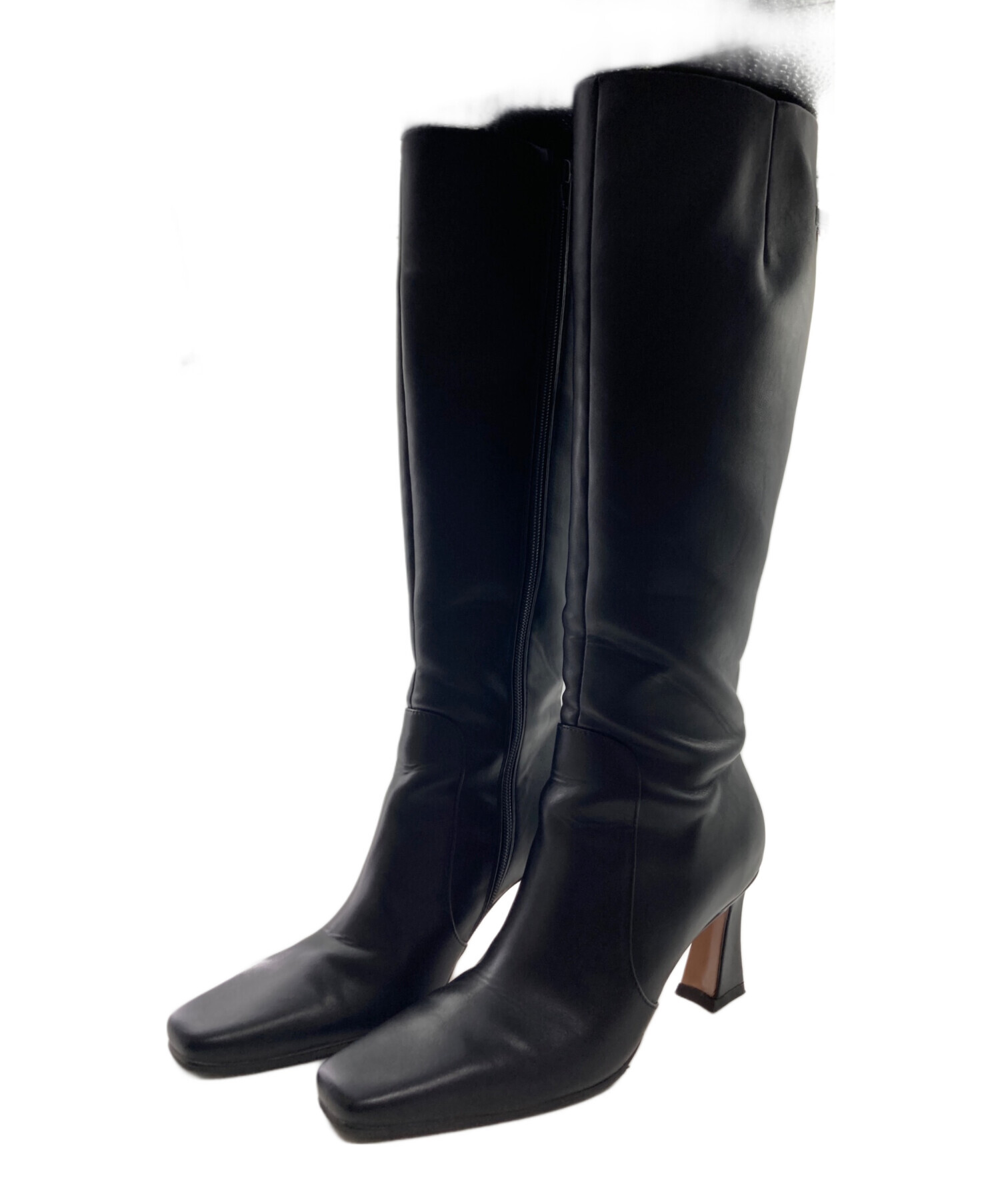 中古・古着通販】HER LIP TO (ハーリップトゥ) BACK BIT KNEE BOOTS 中古・古着通販】HER LIP TO (ハーリップトゥ) BACK BIT KNEE BOOTS