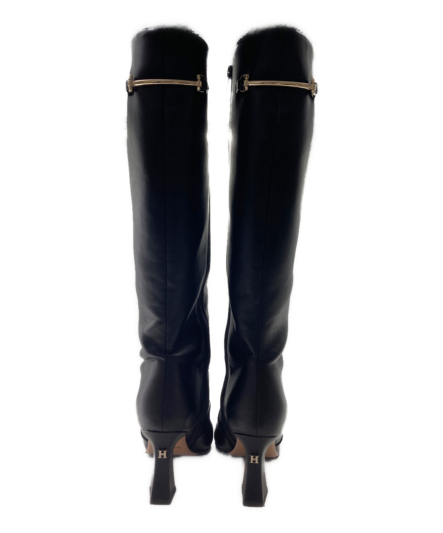 Her lip to ハーリップトゥ Back Bit Knee Boots 中古・古着通販】HER LIP TO (ハーリップトゥ) BACK BIT KNEE BOOTS