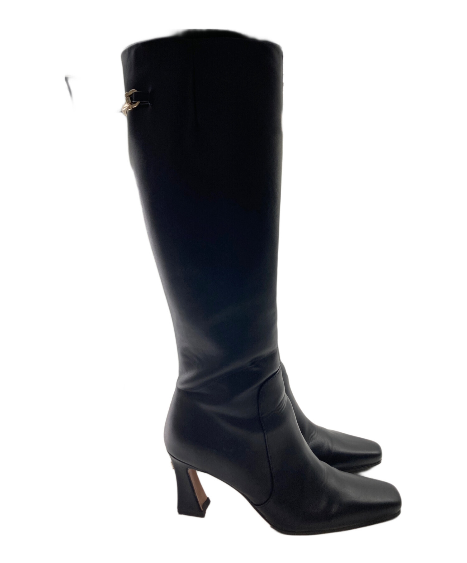 中古・古着通販】HER LIP TO (ハーリップトゥ) BACK BIT KNEE BOOTS