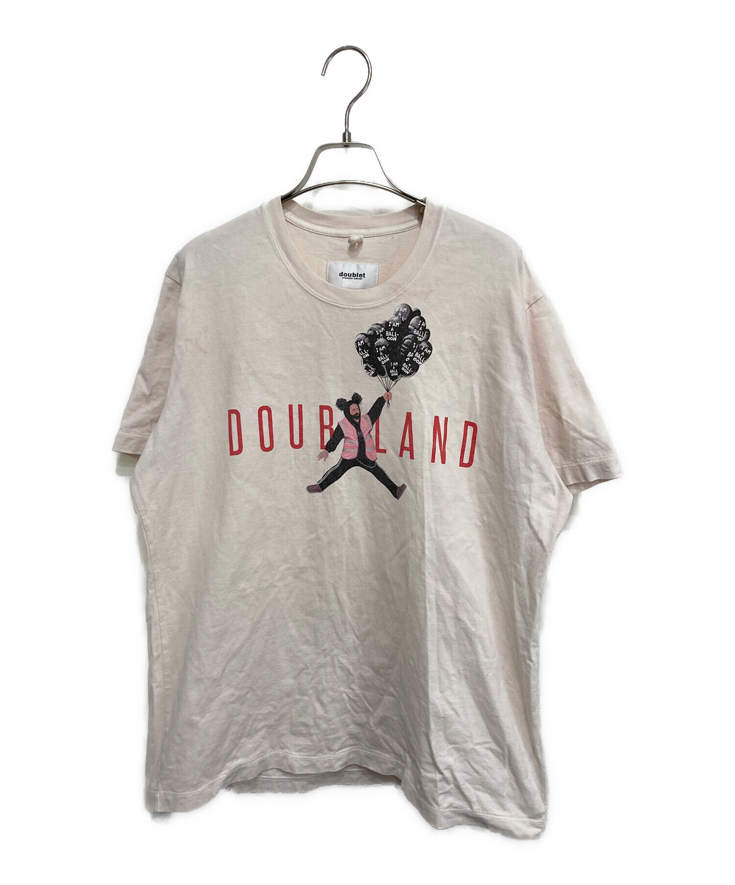 中古・古着通販】doublet (ダブレット) BALOON AIR TEE ライトグレー 