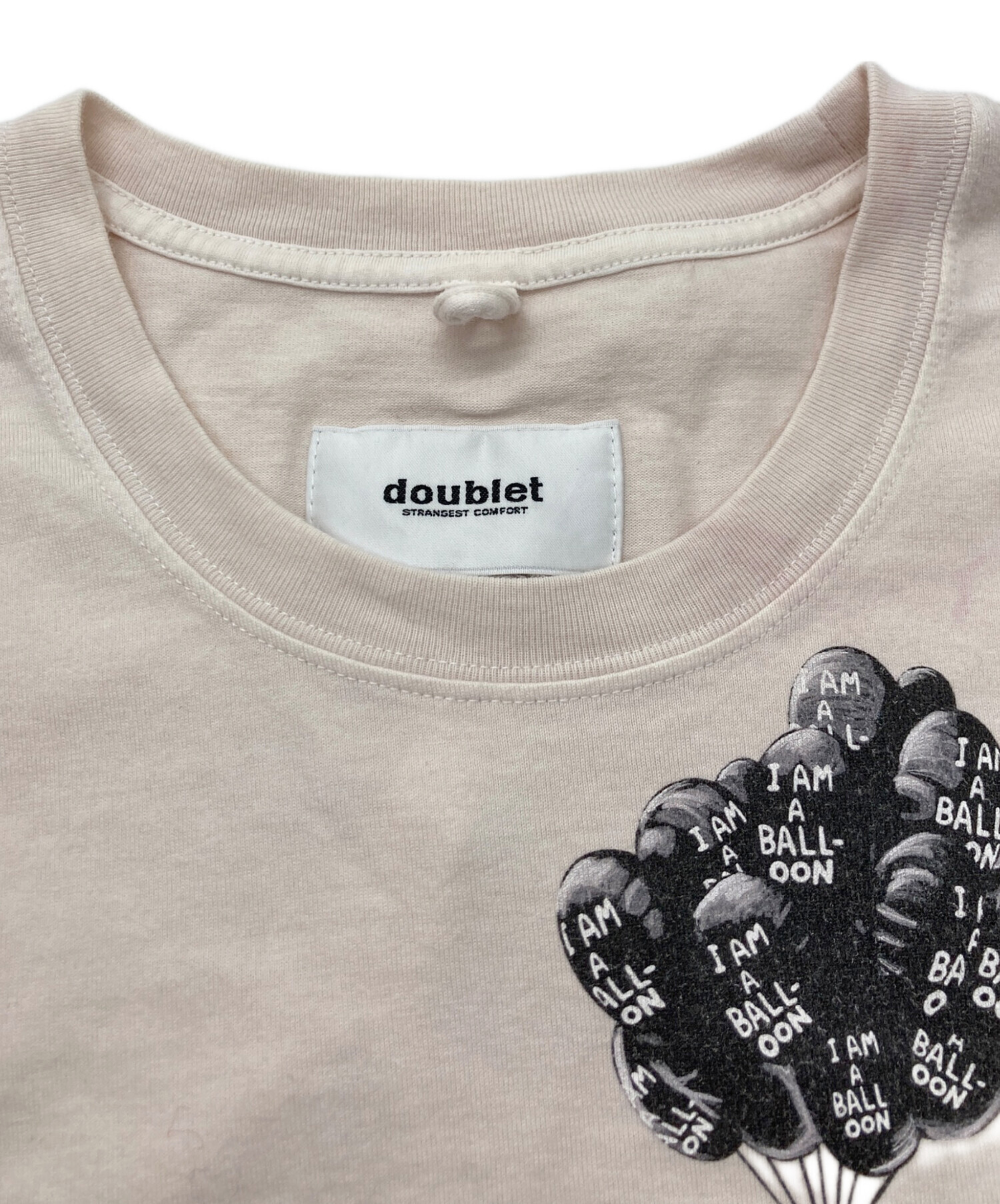 中古・古着通販】doublet (ダブレット) BALOON AIR TEE ライトグレー 