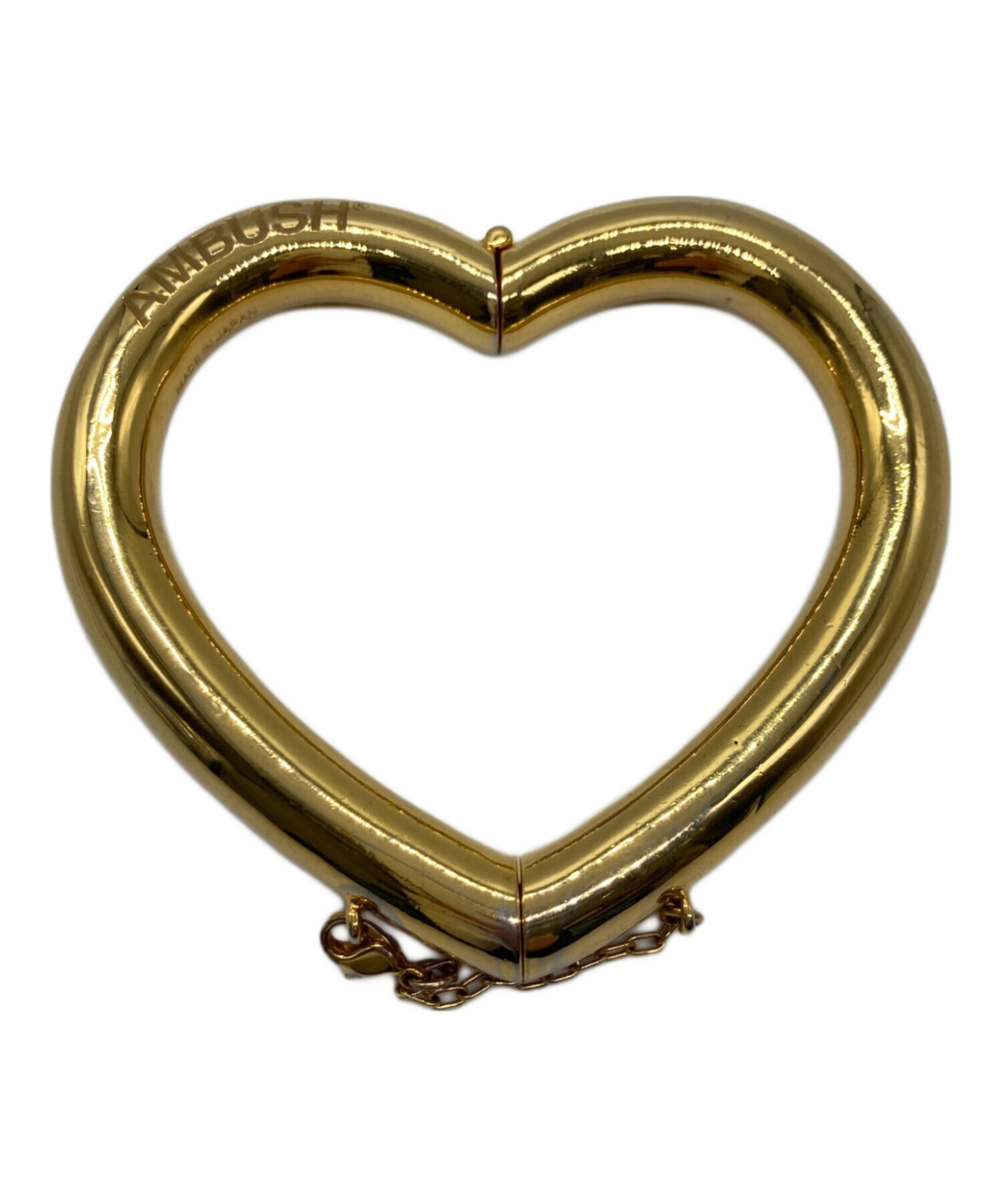 中古・古着通販】AMBUSH (アンブッシュ) PIPE HEART BRACELET ゴールド