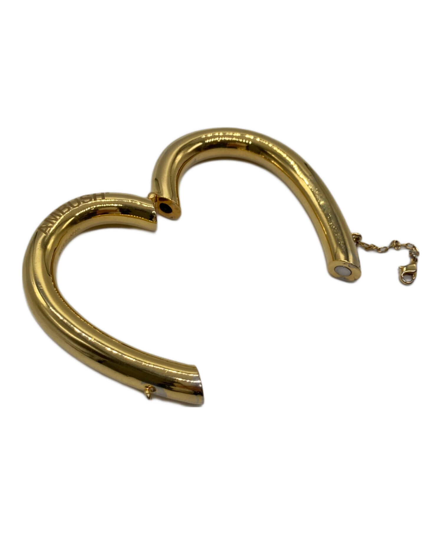 中古・古着通販】AMBUSH (アンブッシュ) PIPE HEART BRACELET ゴールド