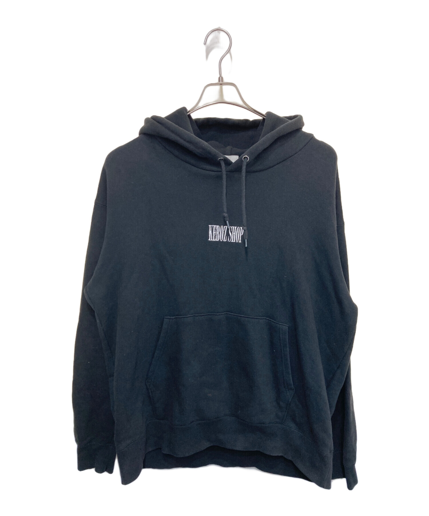 中古・古着通販】KEBOZ (ケボズ) プルオーバーパーカー ブラック