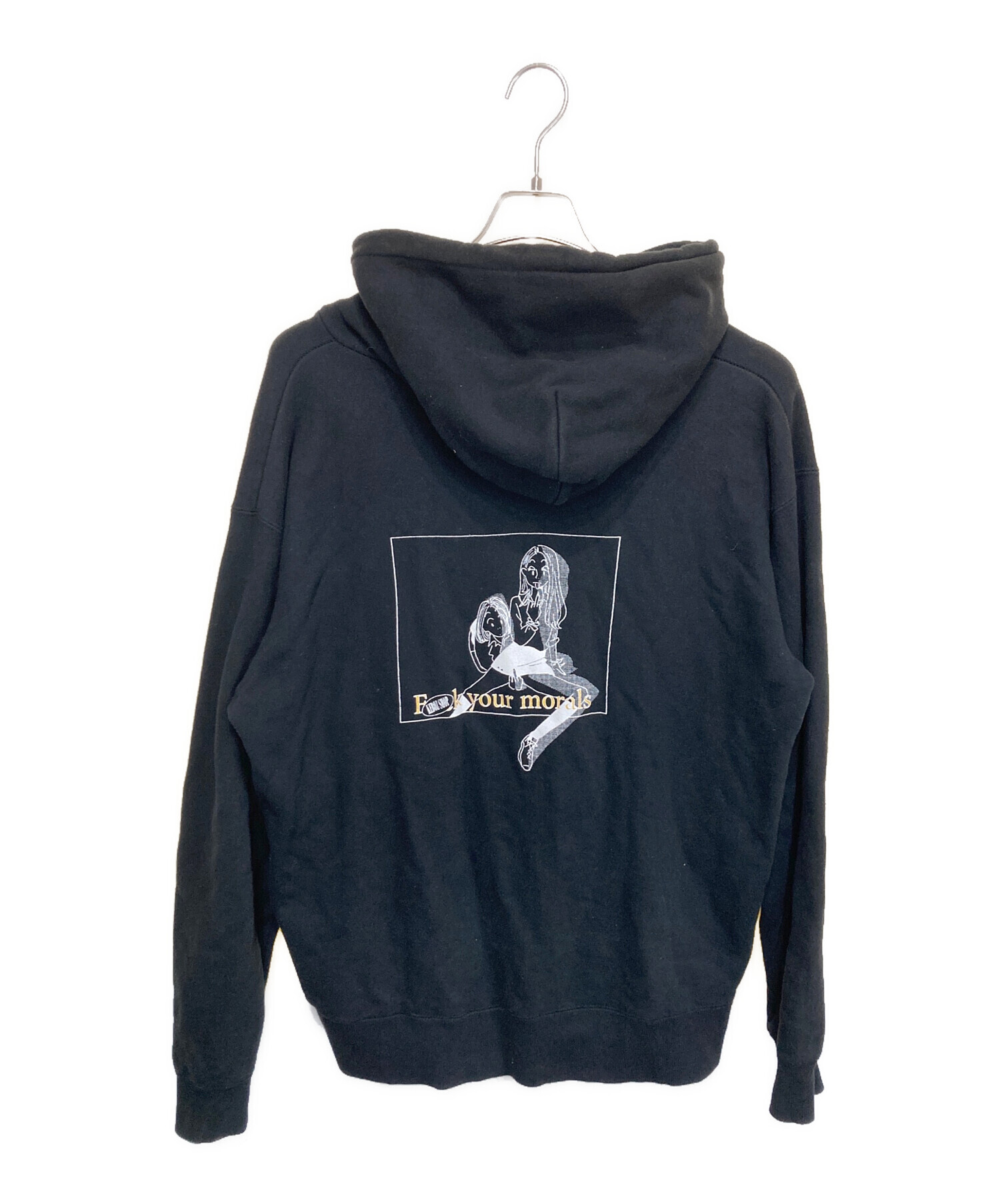 中古・古着通販】KEBOZ (ケボズ) プルオーバーパーカー ブラック