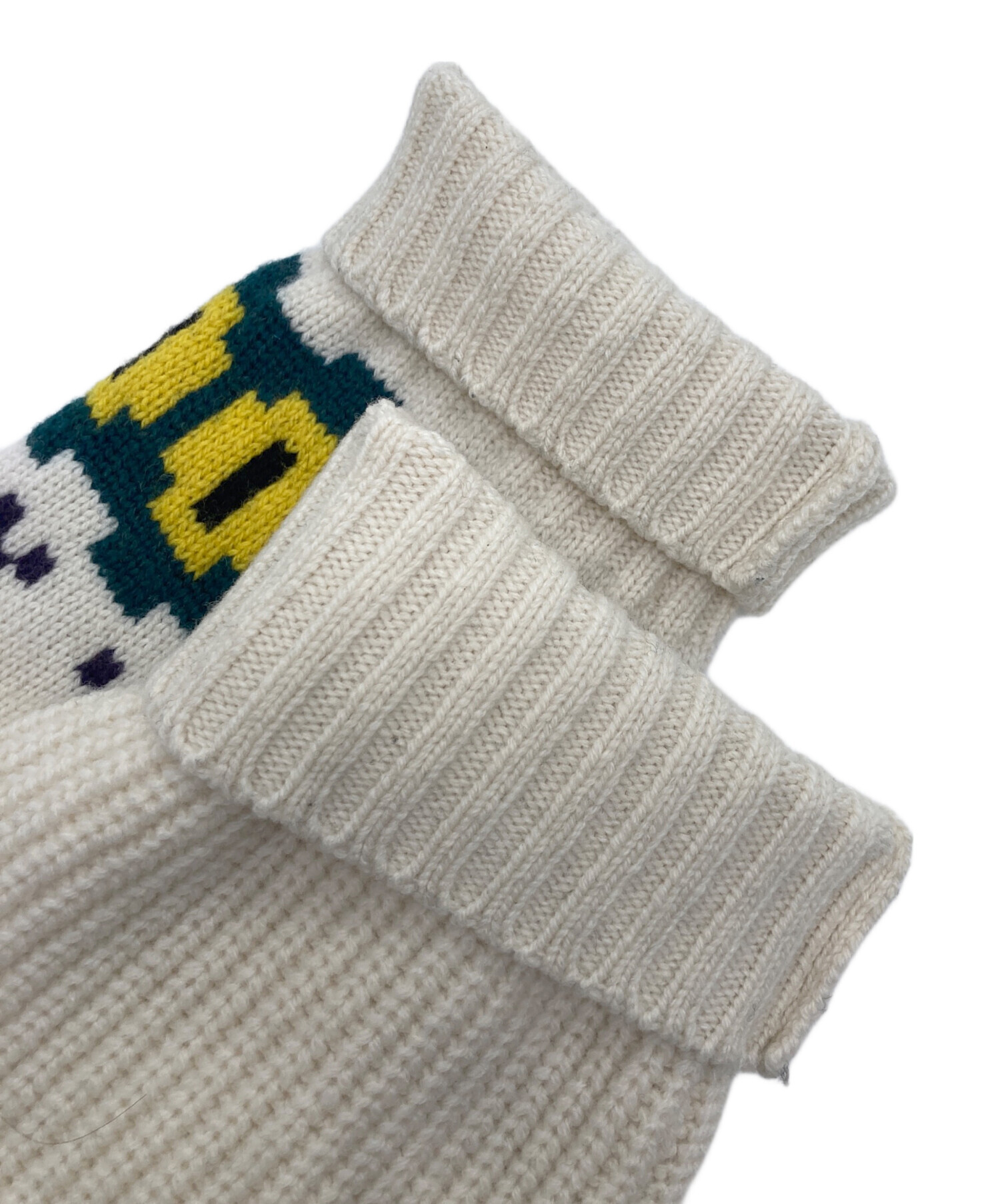 中古・古着通販】sacai (サカイ) Wool Knit Pullover アイボリー