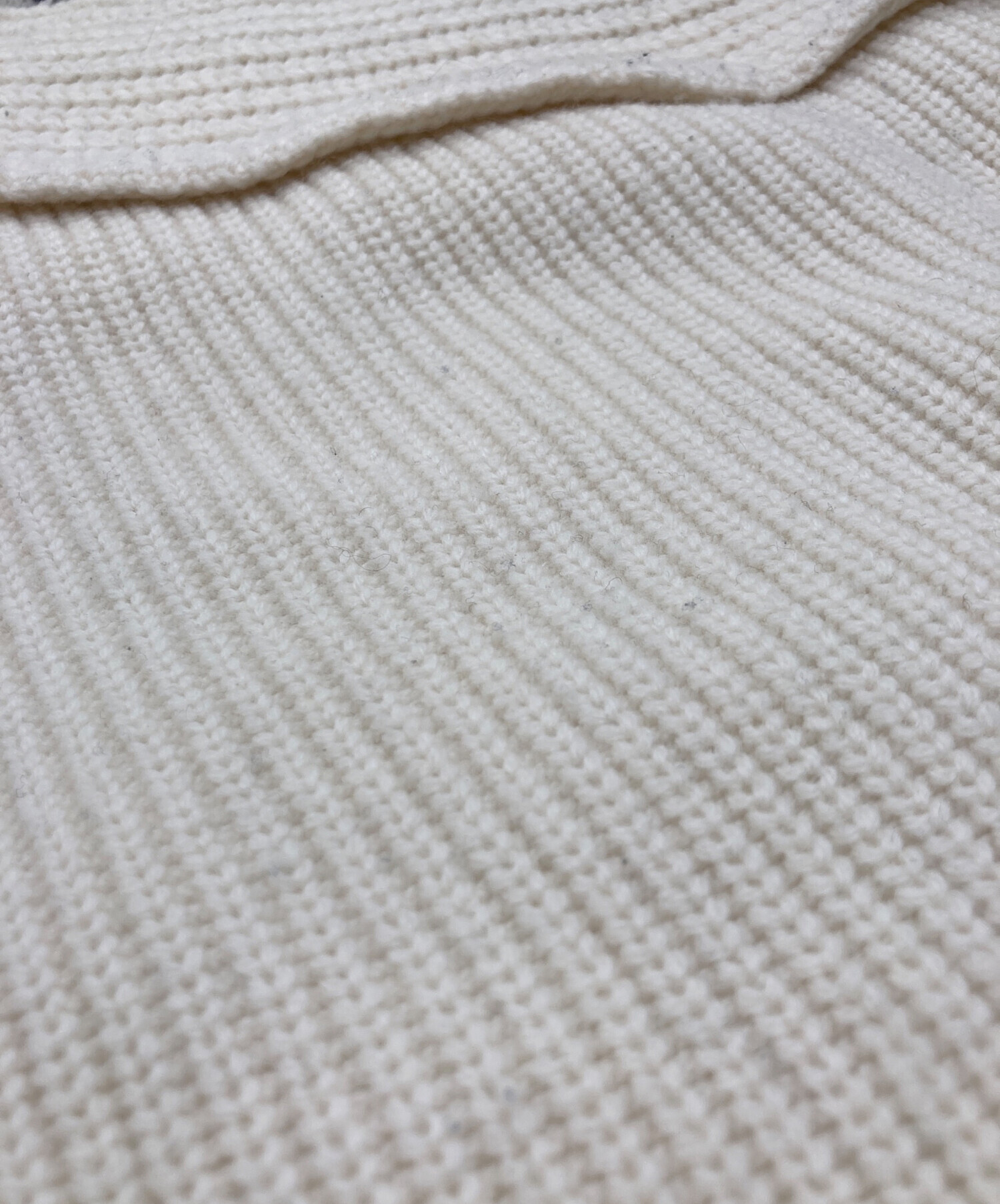 中古・古着通販】sacai (サカイ) Wool Knit Pullover アイボリー