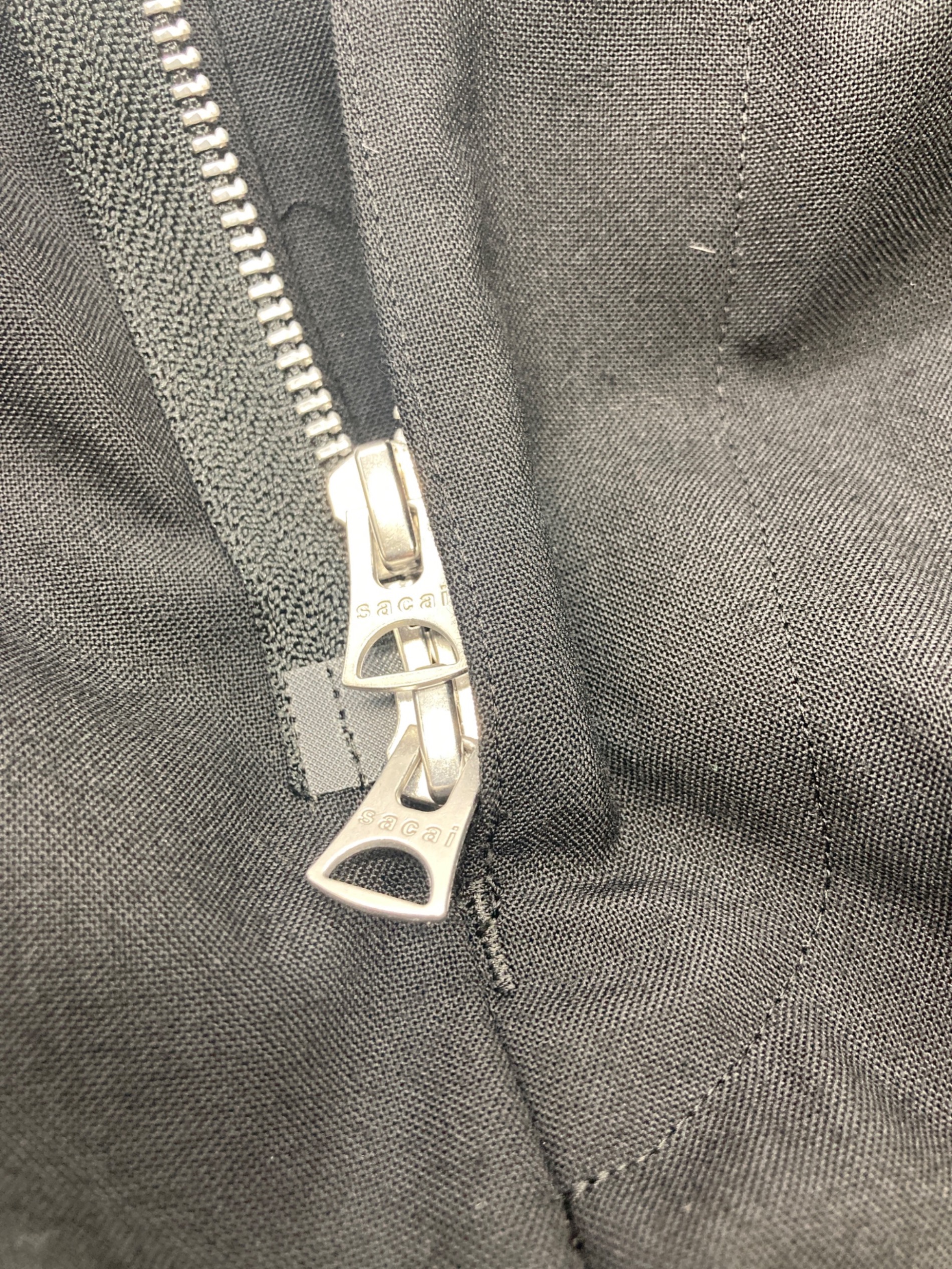 中古・古着通販】sacai (サカイ) Suiting Jumpsuits ブラック サイズ:1