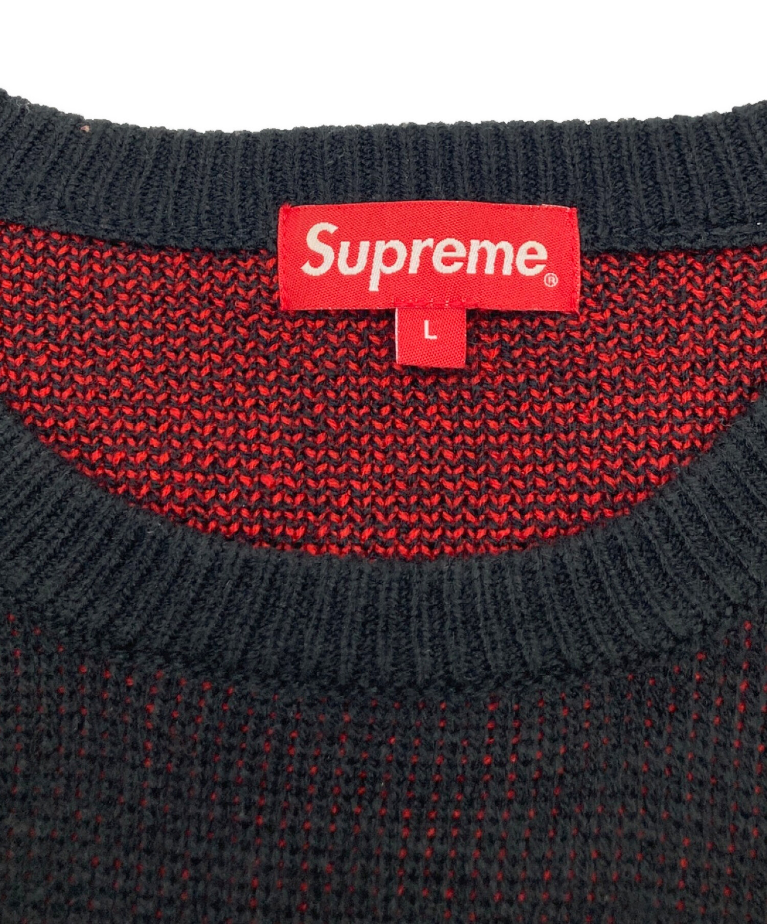 中古・古着通販】SUPREME (シュプリーム) NEW YORK SWEATER ブラック