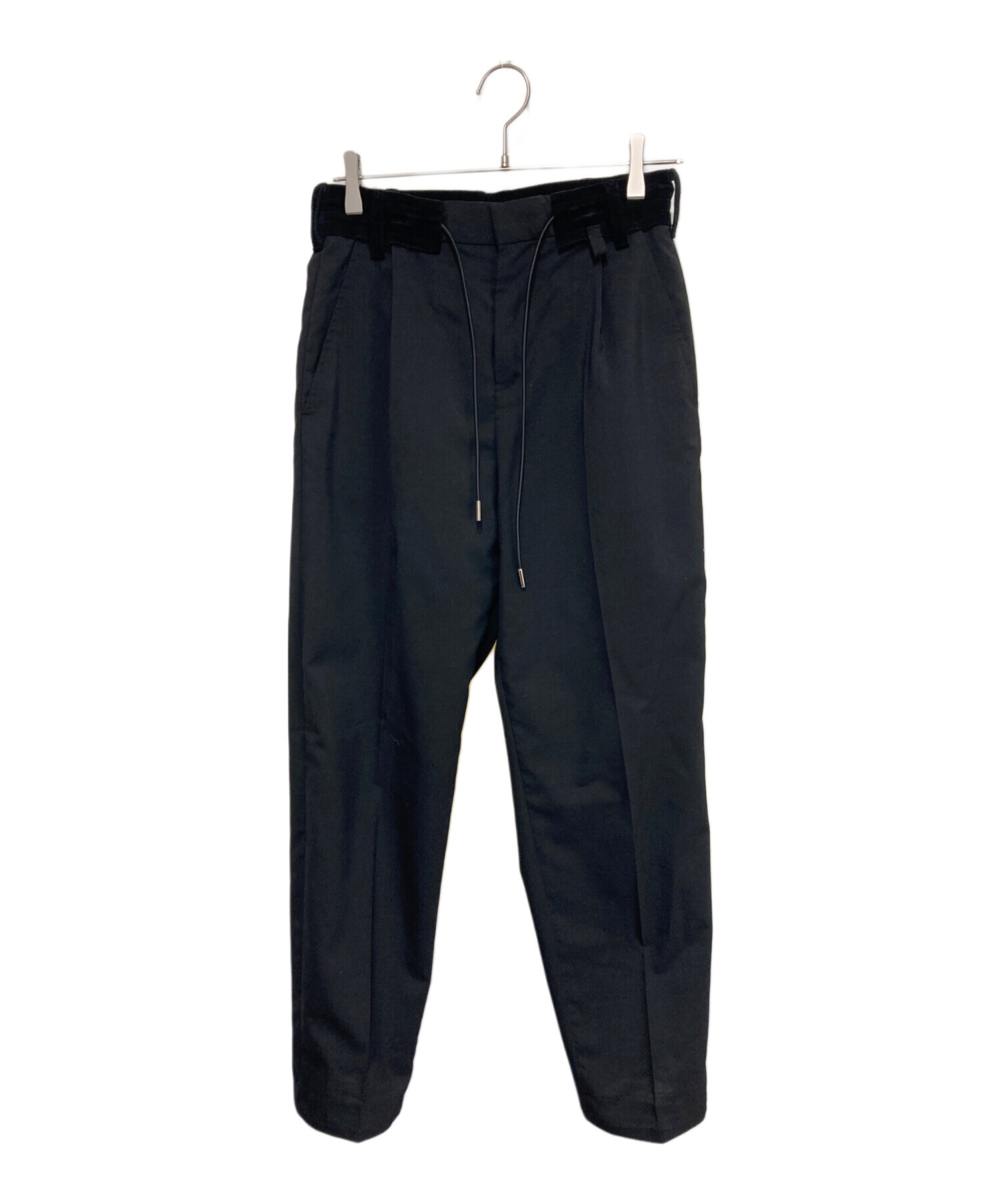 中古・古着通販】sacai (サカイ) Suiting Pants ブラック｜ブランド