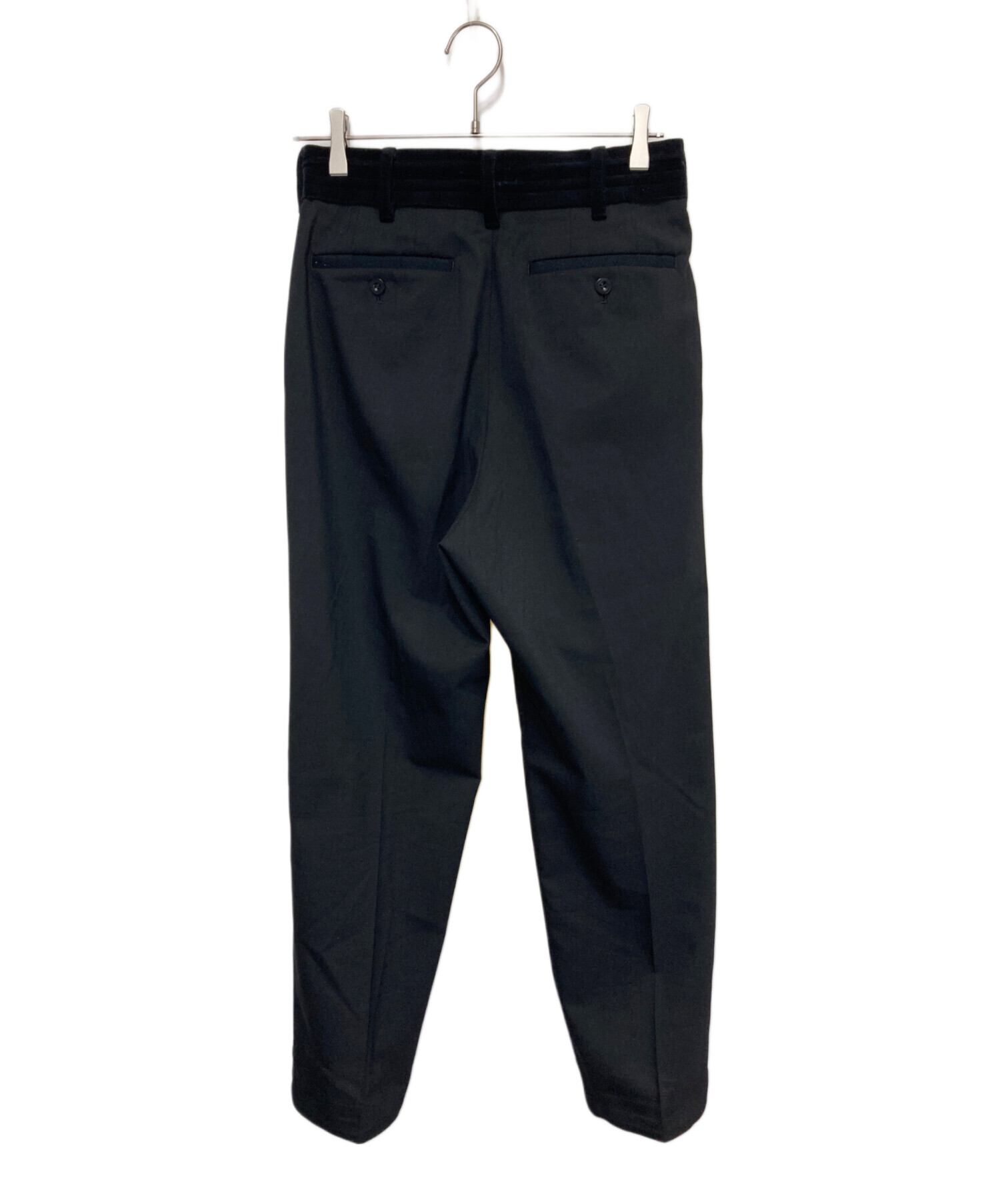 中古・古着通販】sacai (サカイ) Suiting Pants ブラック｜ブランド