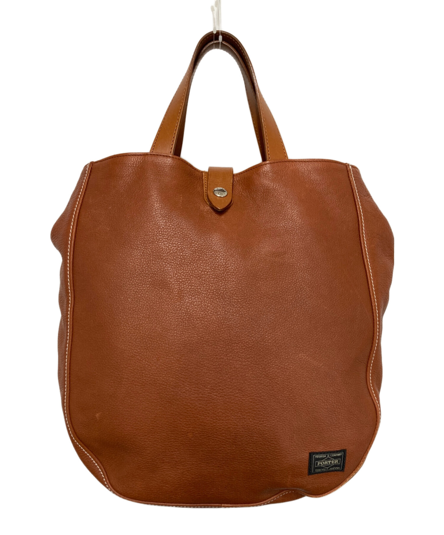 中古・古着通販】PORTER (ポーター) CISCO ハンドバッグ ブラウン