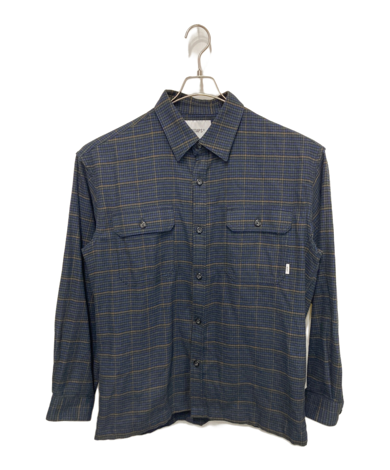 買取 販売 WTAPS◇長袖Tシャツ/-/コットン/NVY/231ATDT-CSM03 WTAPS