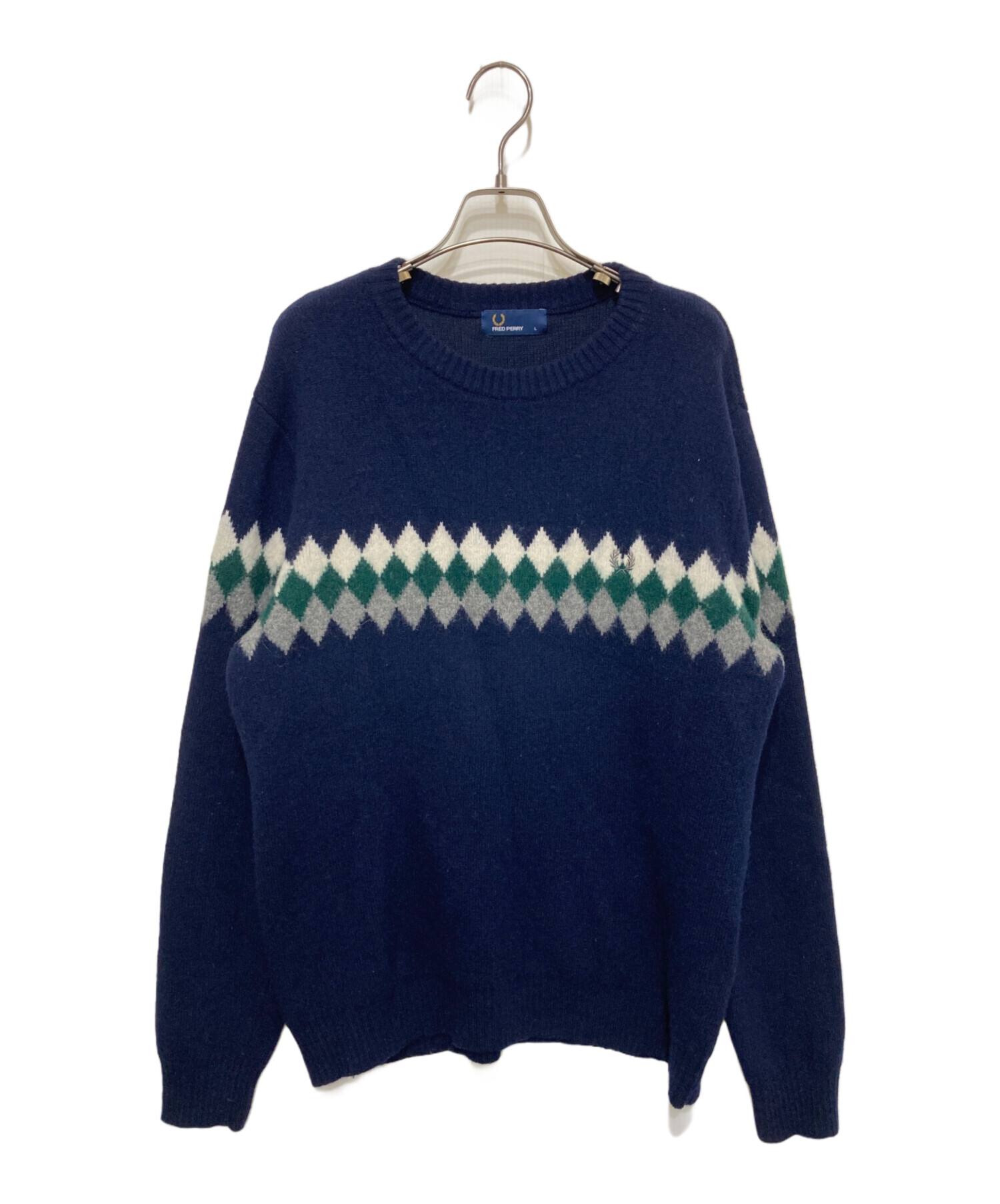 中古・古着通販】FRED PERRY (フレッドペリー) アーガイルライン 