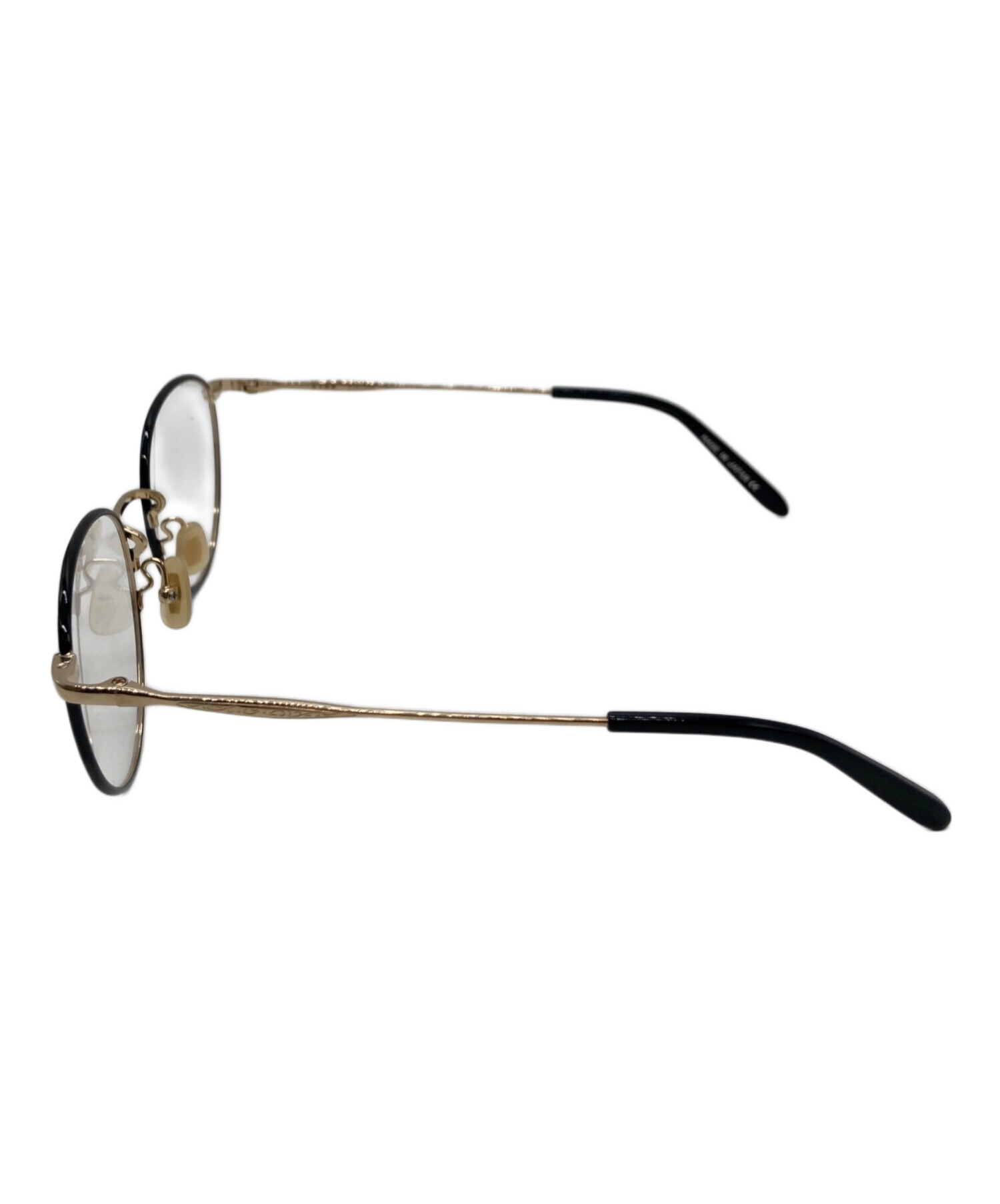 中古・古着通販】金子眼鏡 (カネコガンキョウ) 眼鏡 / KV-155 BKGP  