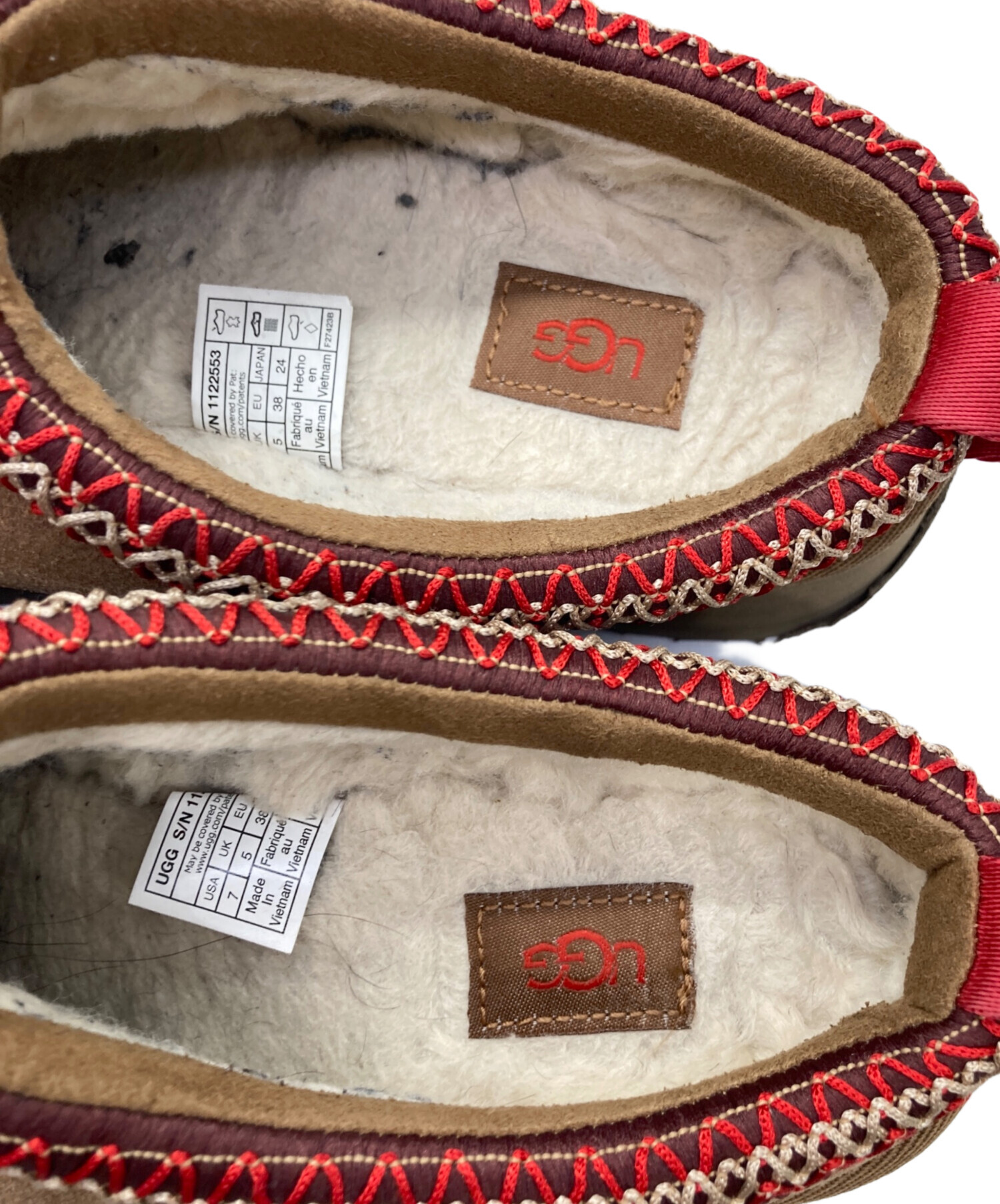 中古・古着通販】UGG (アグ) TAZZ ムートンスリッポン ベージュ