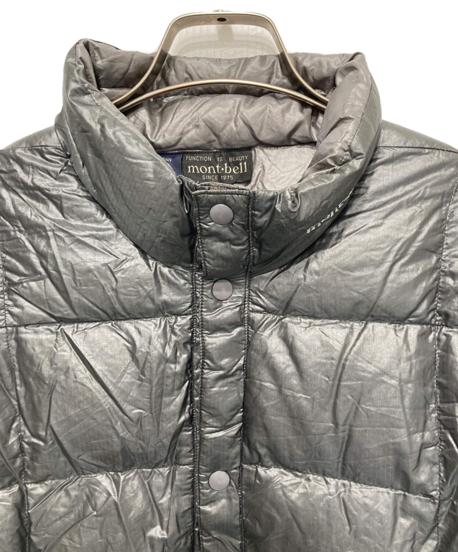 中古・古着通販】mont-bell (モンベル) ライトダウンジャケット グレー