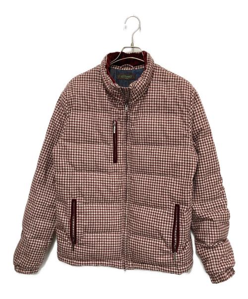 中古・古着通販】ETRO (エトロ) ウールダウンジャケット レッド サイズ