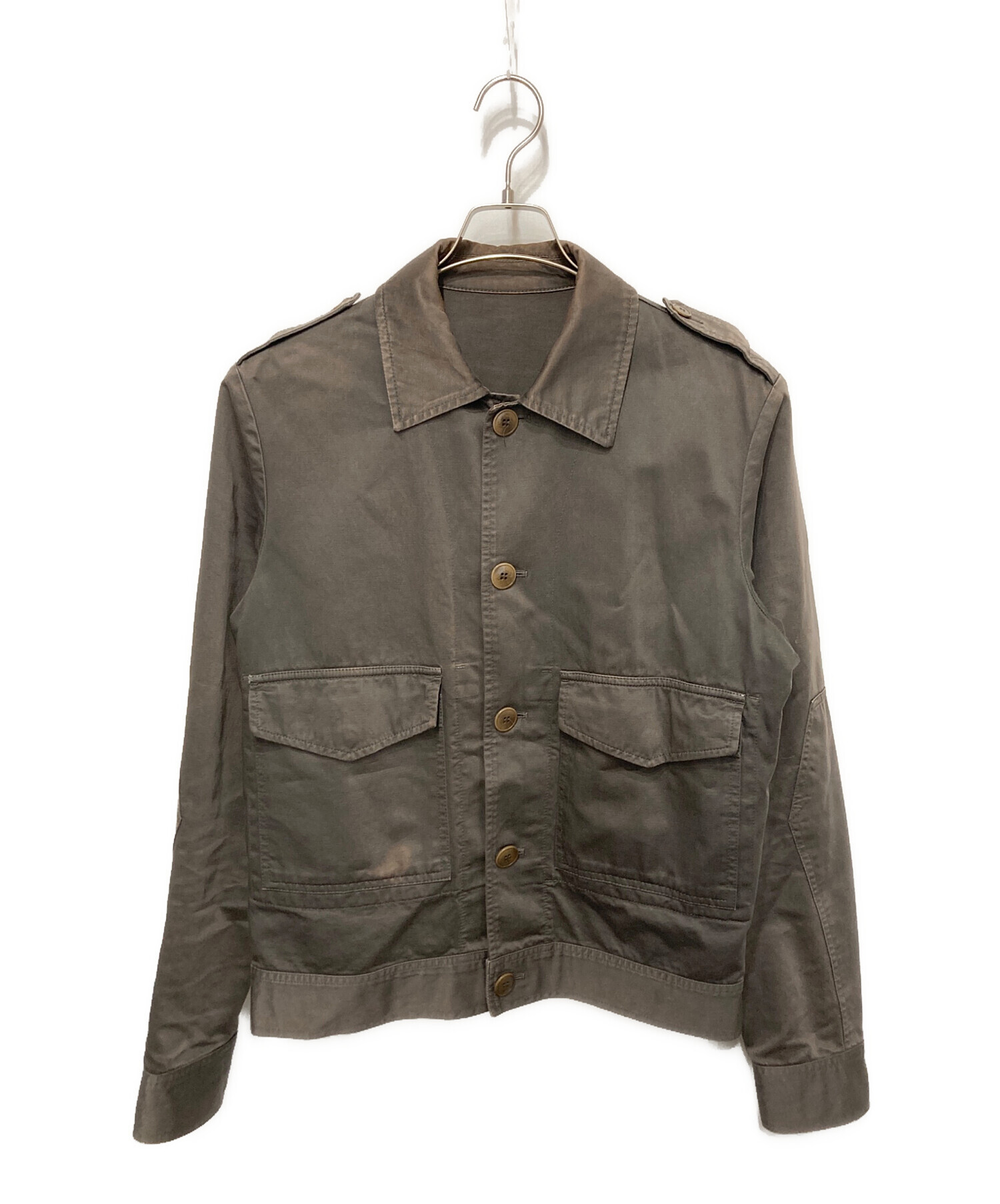 MARTIN MARGIELA10 ミリタリージャケットブラウン系48 Maison Margiela