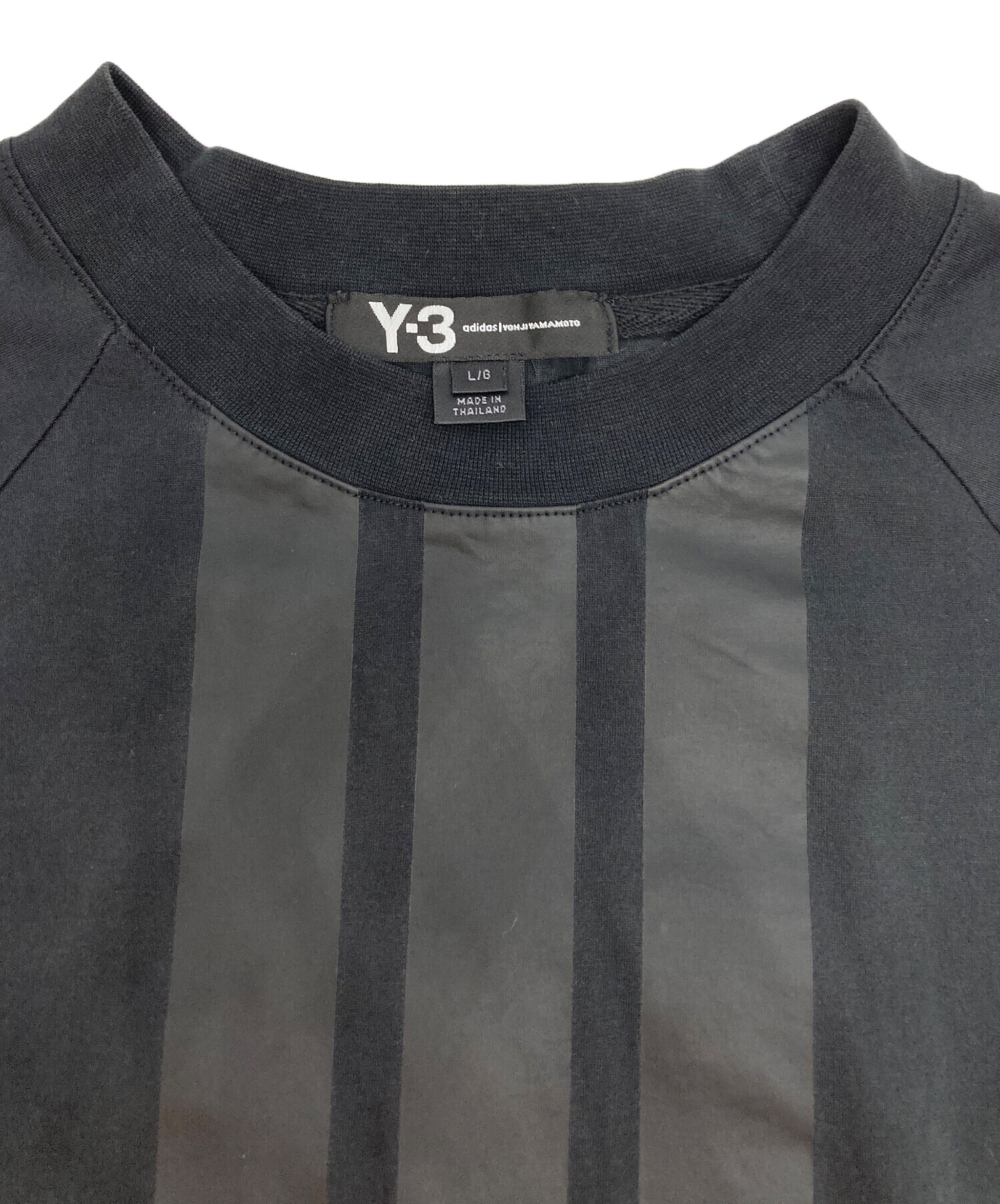 中古・古着通販】Y-3 (ワイスリー) ロングスリーブカットソー ブラック 