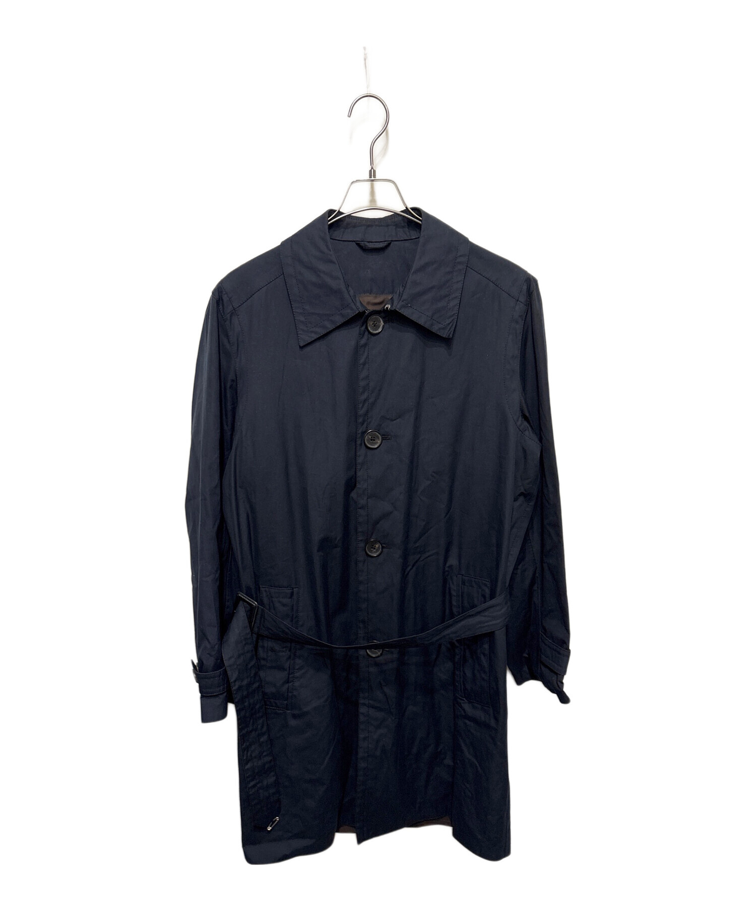 ルイヴィトン LOUIS VUITTON コート サイズ46 L 黒 メンズ カシミヤ