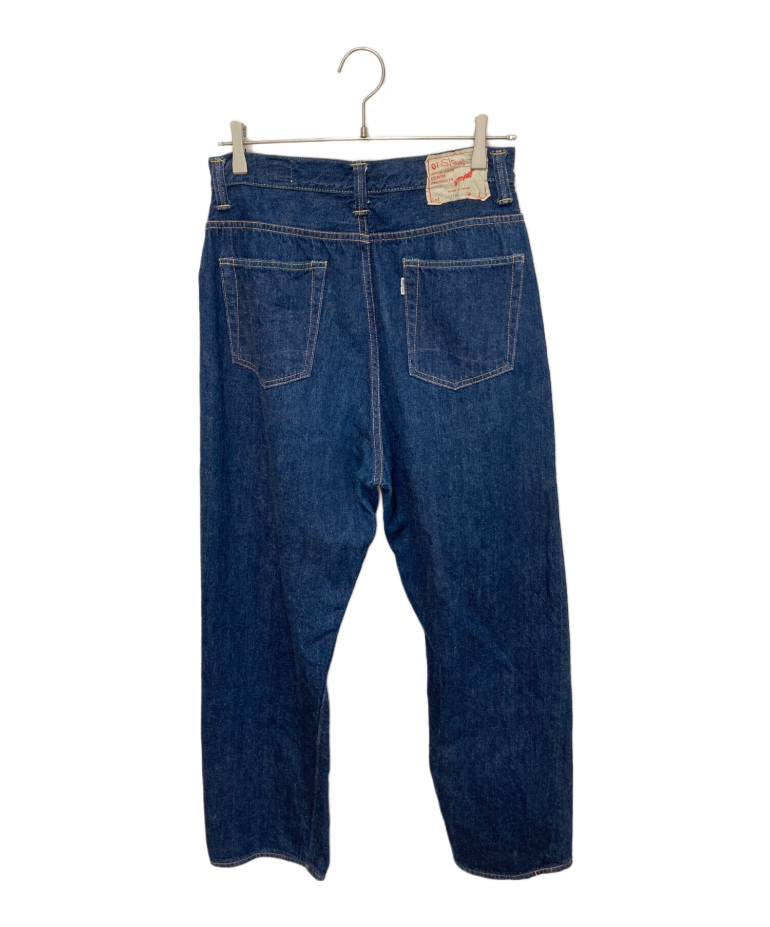 or slow インディゴデニムパンツ orSlow ストレートデニム インディゴ