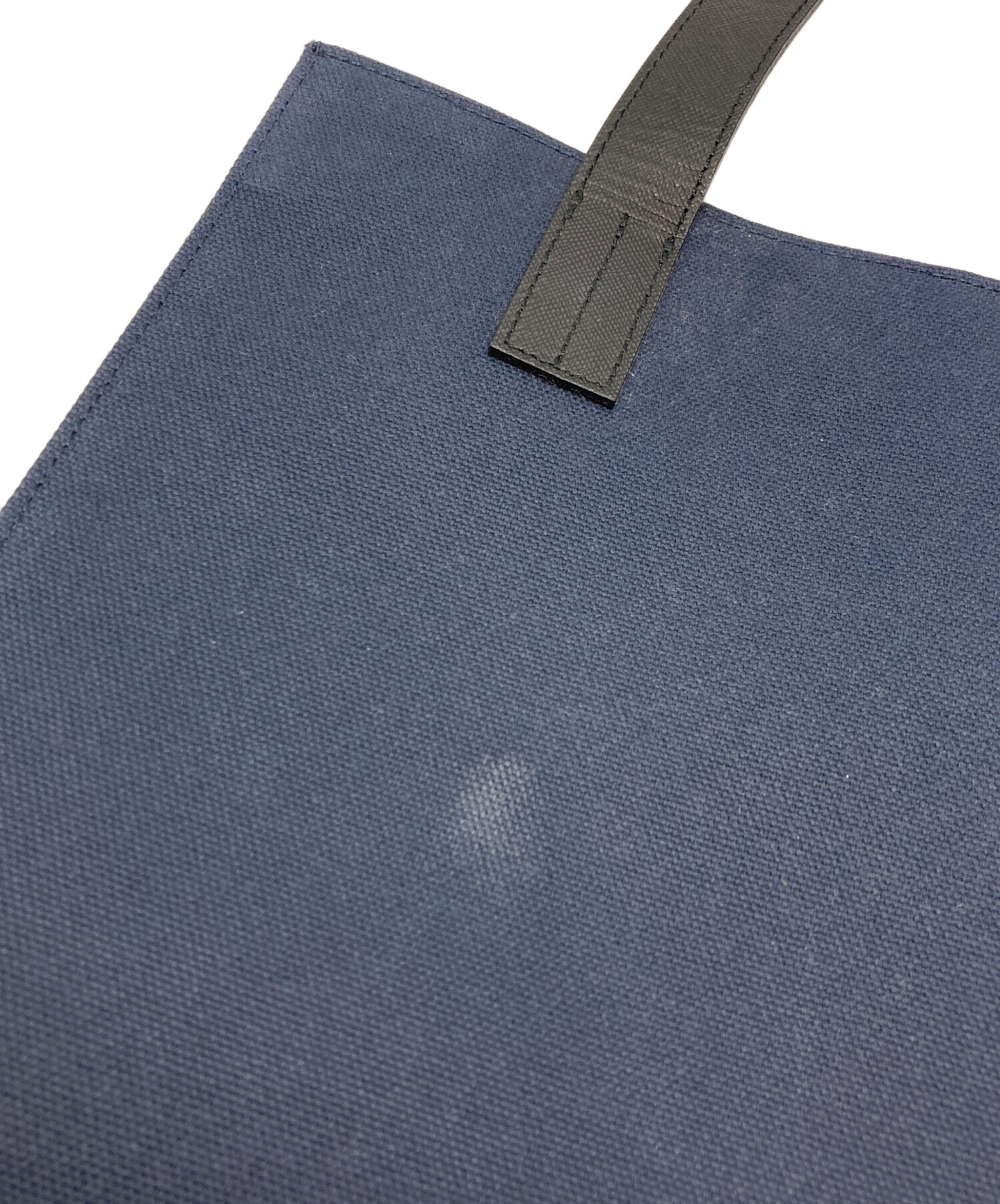 CULINI ネイビー トートバッグ CULLNI（クルニ） トートバッグ Leather Pocket Canvas Tote メンズ