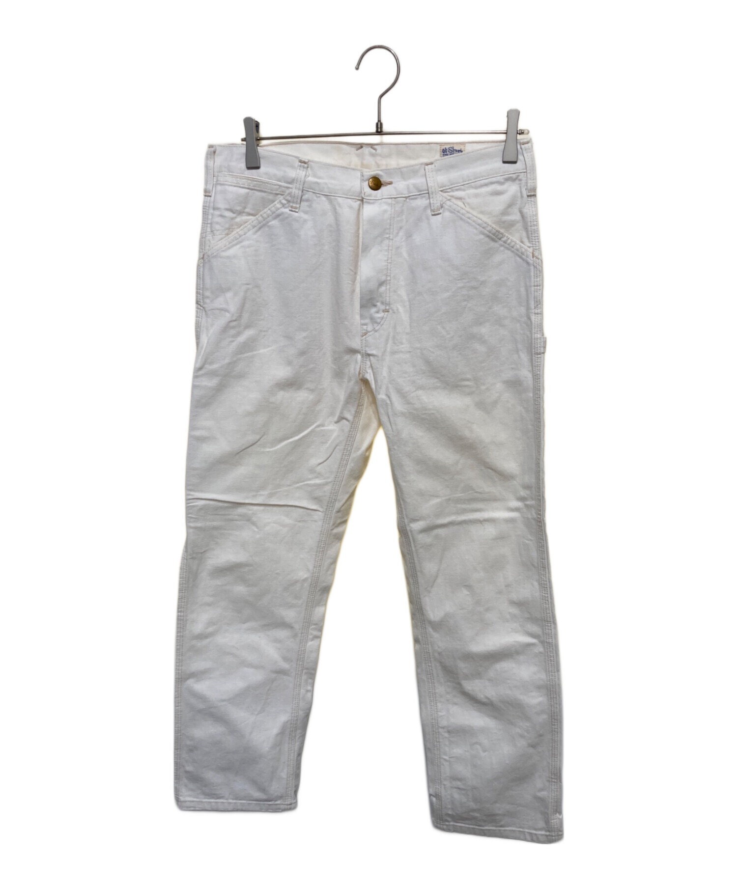 中古・古着通販】orSlow (オアスロウ) デニムパンツ ホワイト サイズ:M 