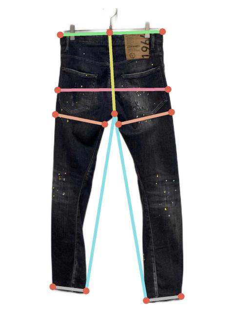 中古・古着通販】DSQUARED2 (ディースクエアード) SEXY TWIST JEAN