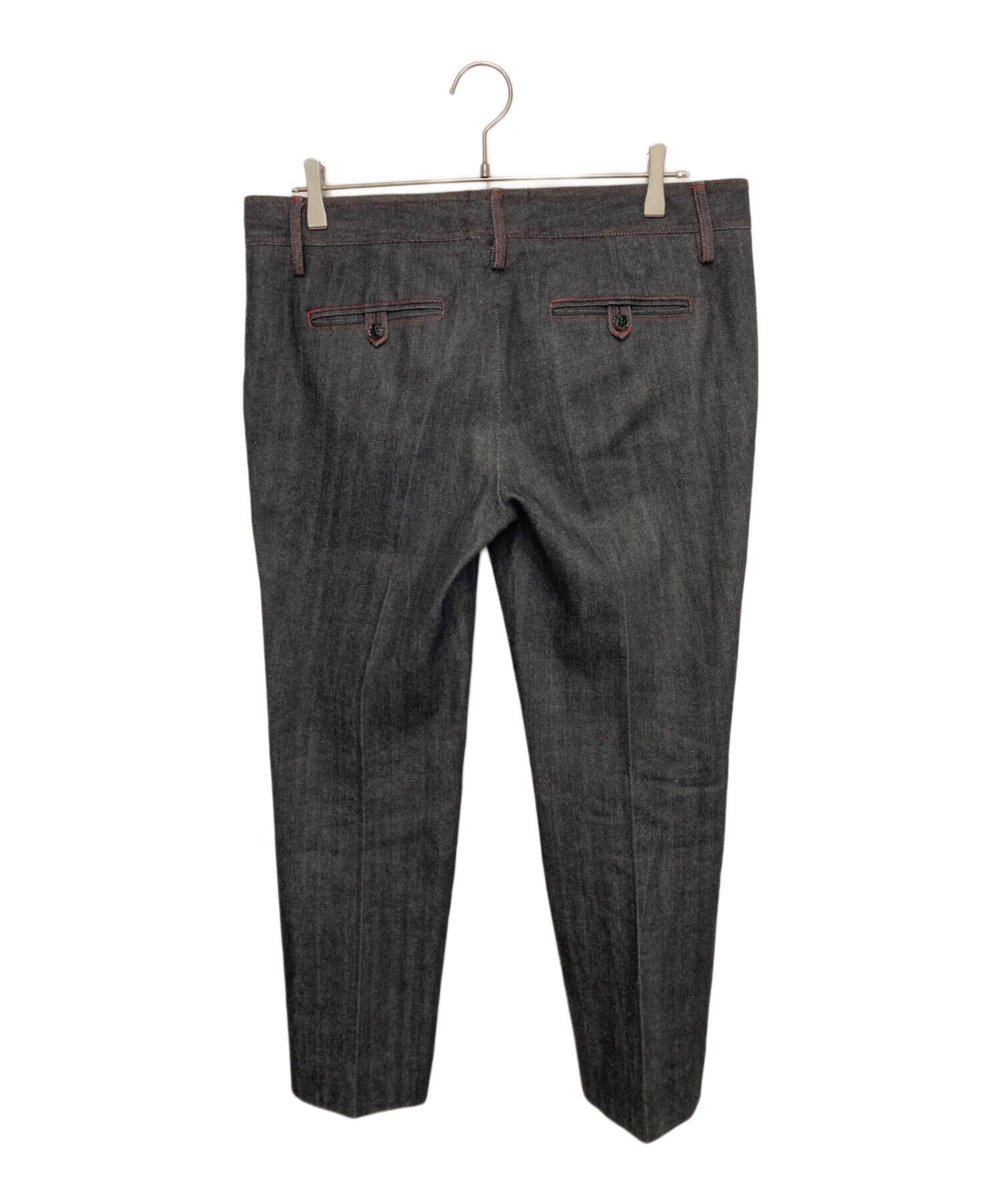 中古・古着通販kiton (キートン) デニムパンツ ブラック サイズ:44