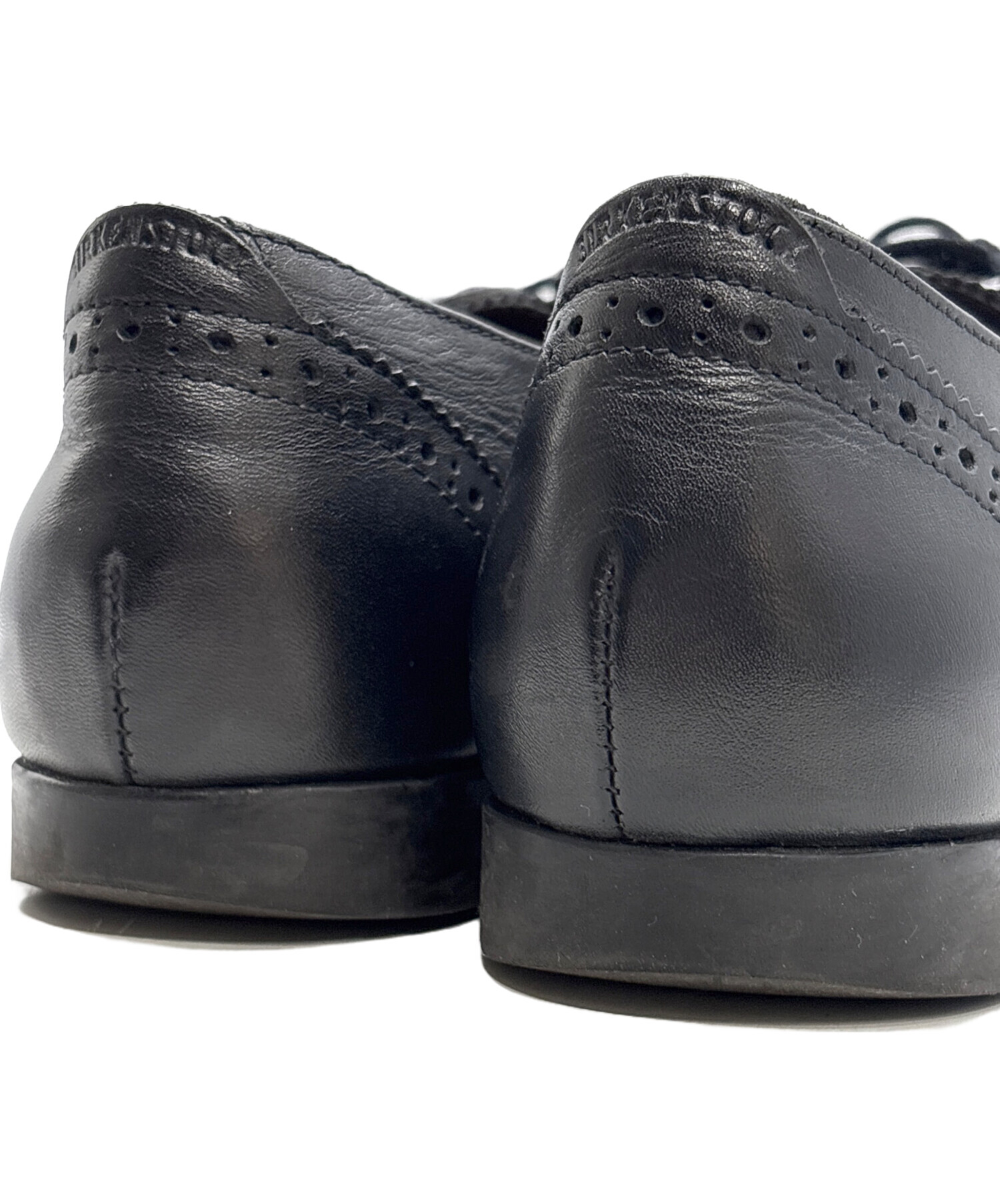 【42】ビルケンシュトック 黒　レザーウィングチップ　ドレスシューズ 中古・古着通販】BIRKENSTOCK (ビルケンシュトック) ウィングチップ